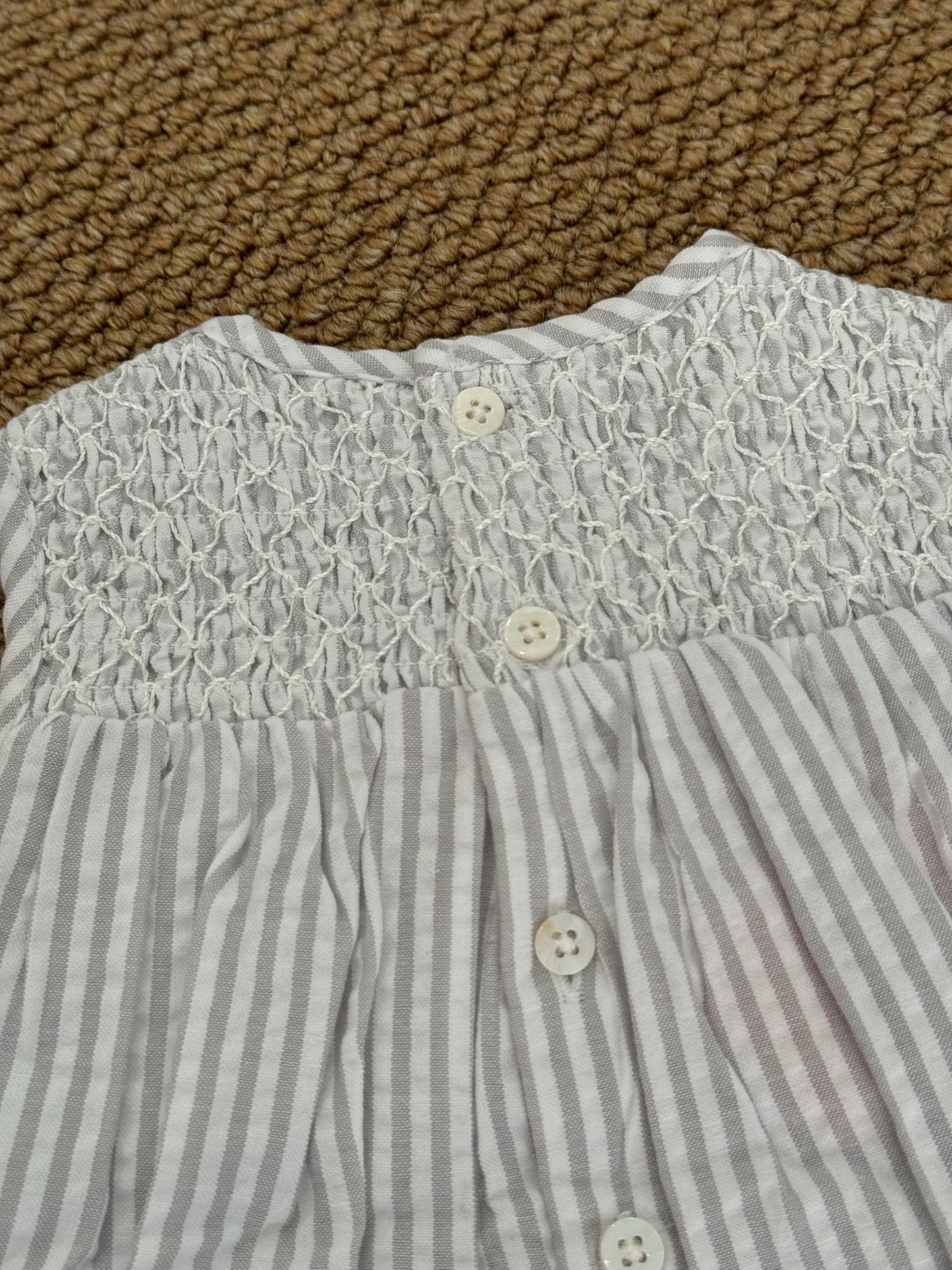 Abito coral punto a smock