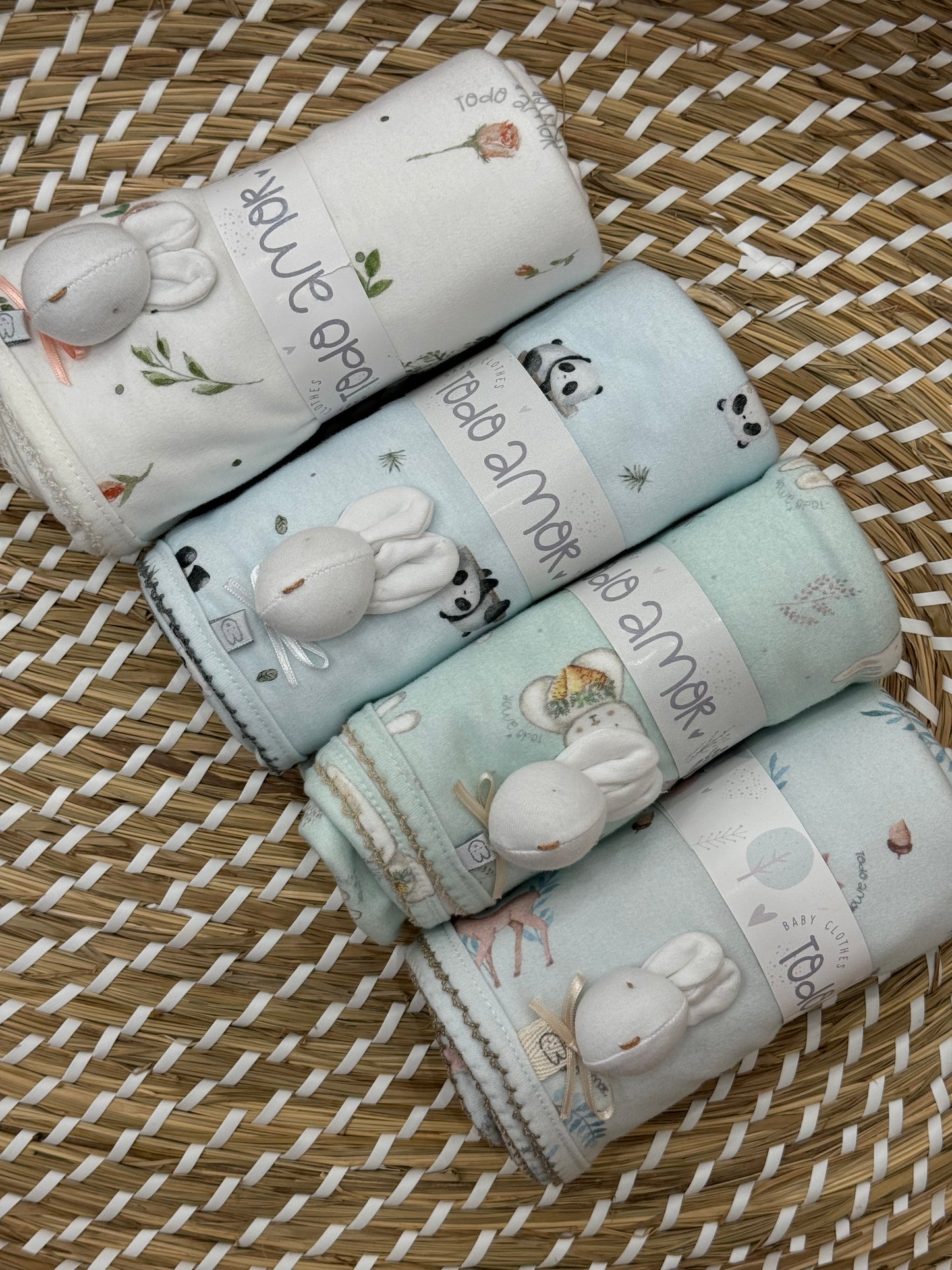 Coperta 100% cotone fantasia