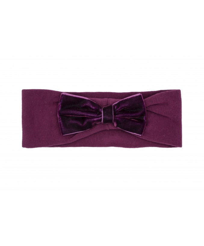 Fascia Elasticizzata con Maxi Fiocco in Velluto
