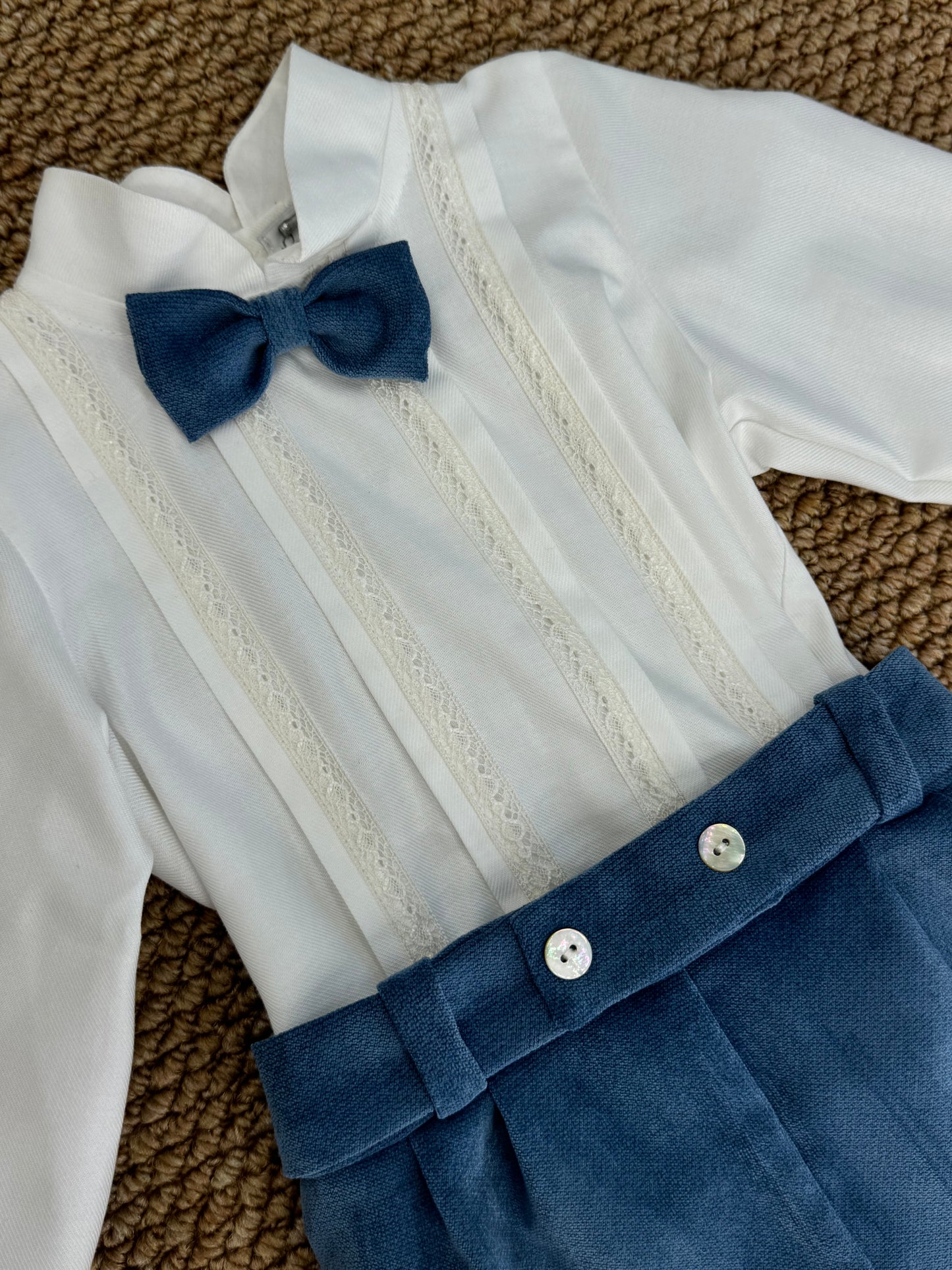 Completo Blu Velvet