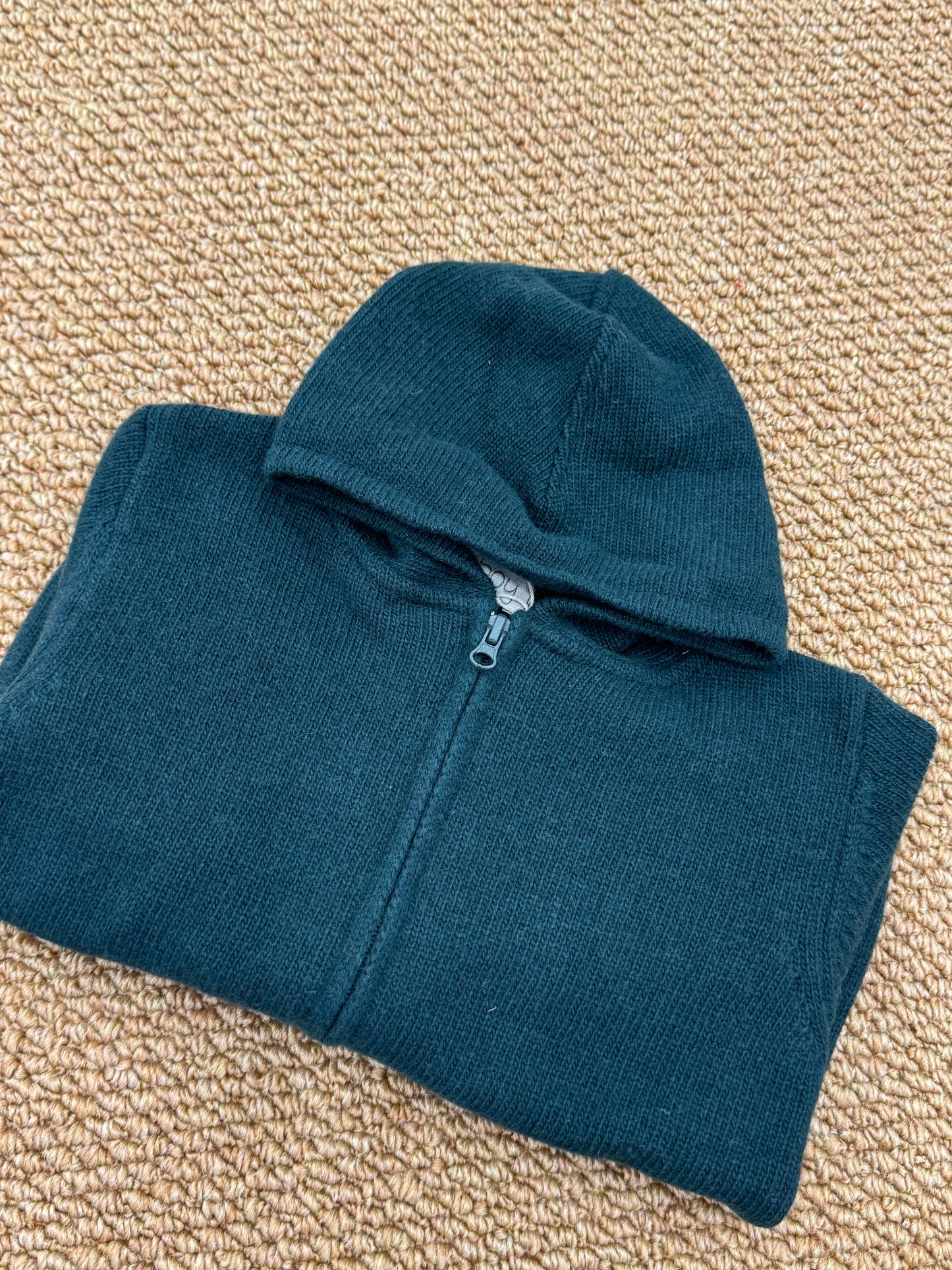 Cardigan in lana con zip