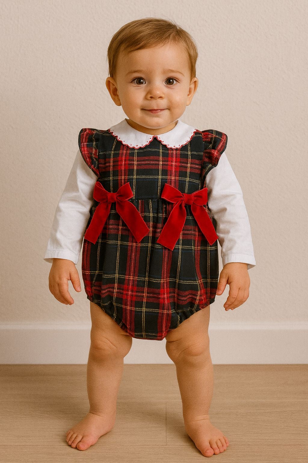 Pagliaccetto girl tartan