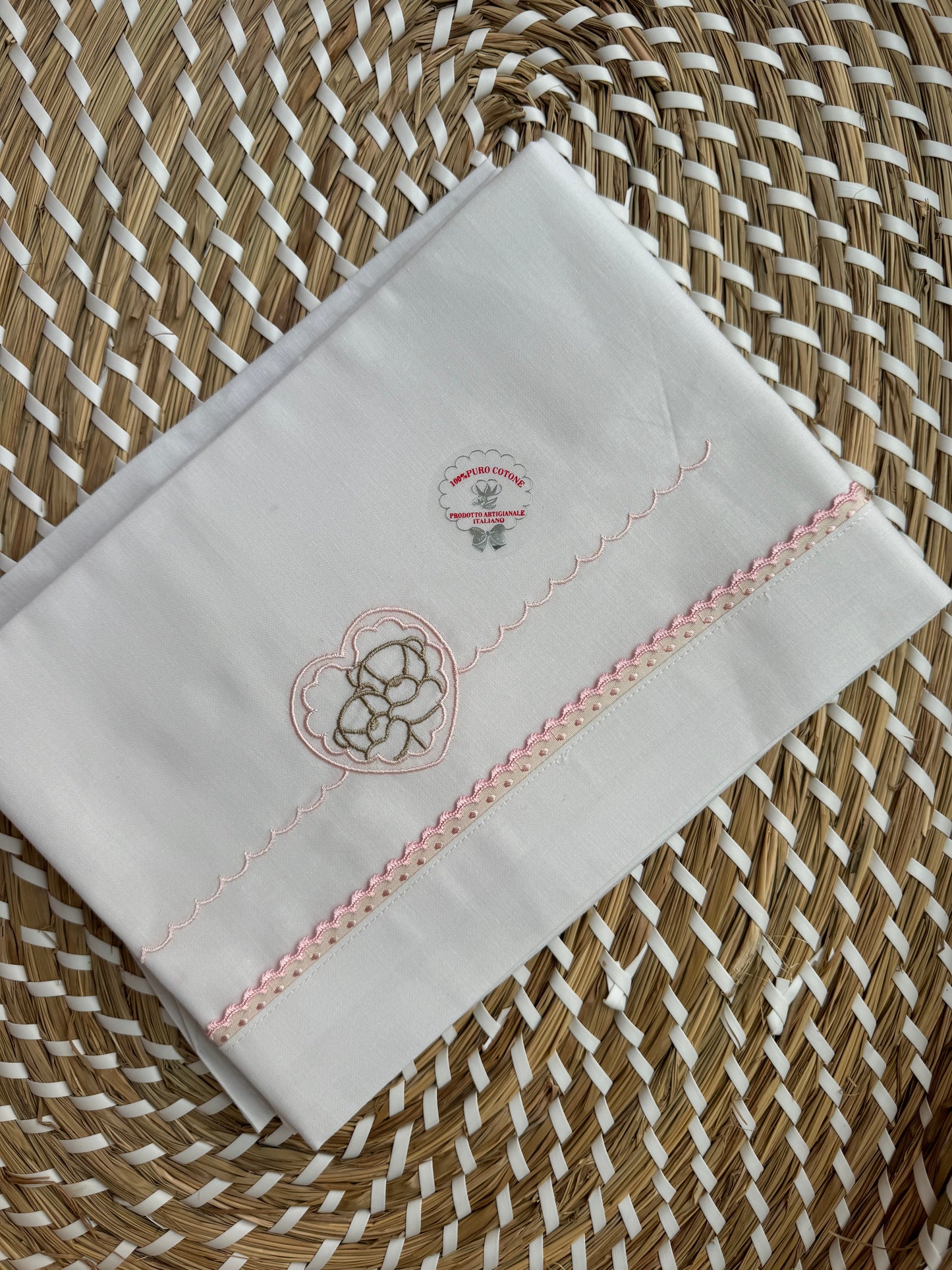 Lenzuola teddy pink