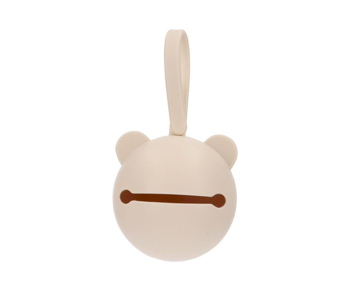 Porta ciuccio in silicone orsetto