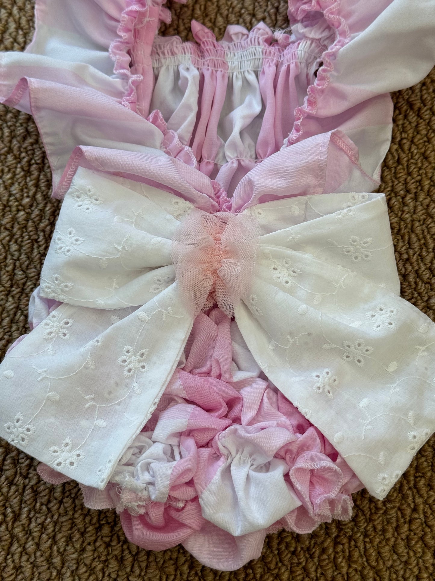 Costume big buble pink Con Pareo