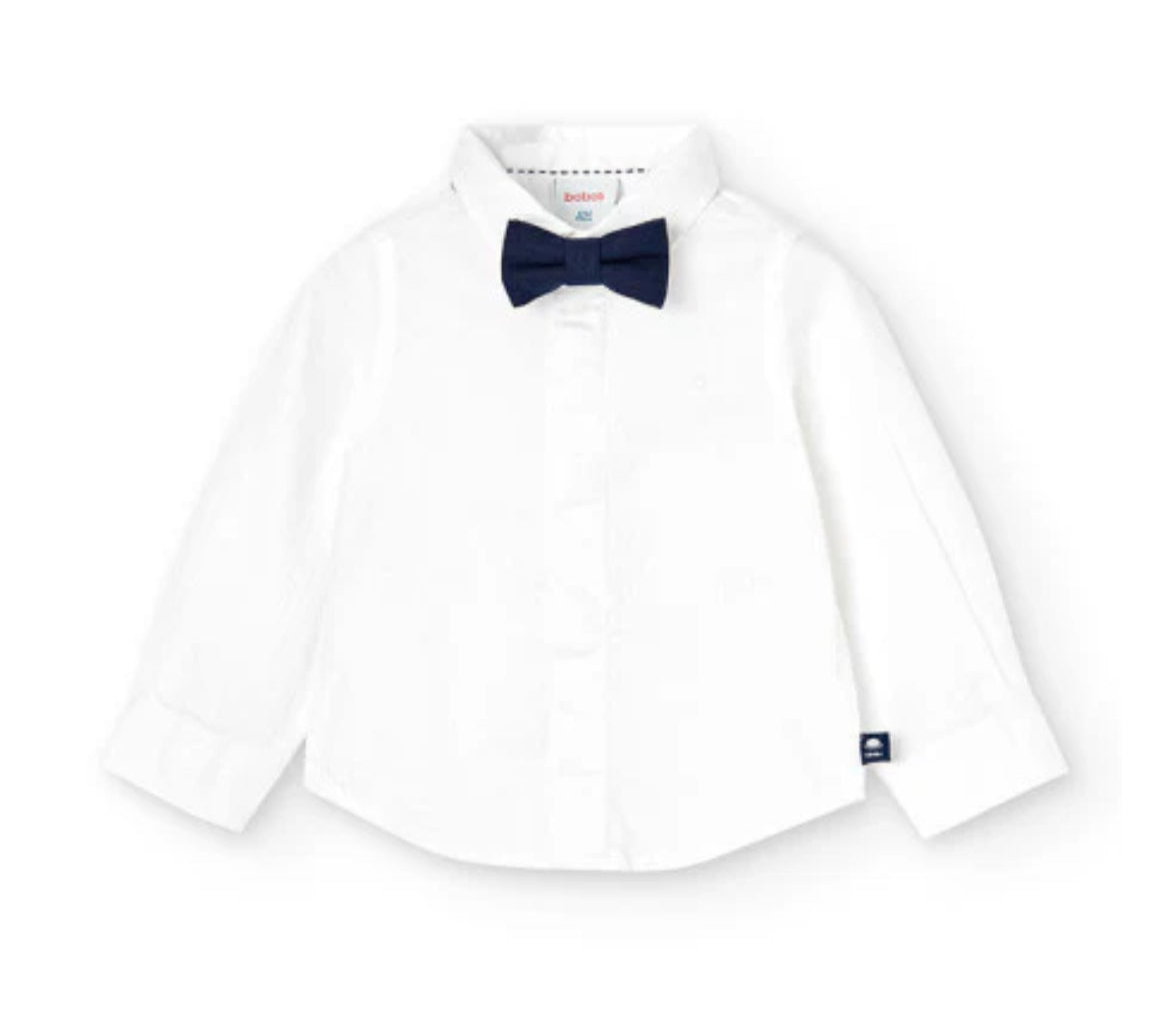 Camicia in cotone con Papillon BOBOLI