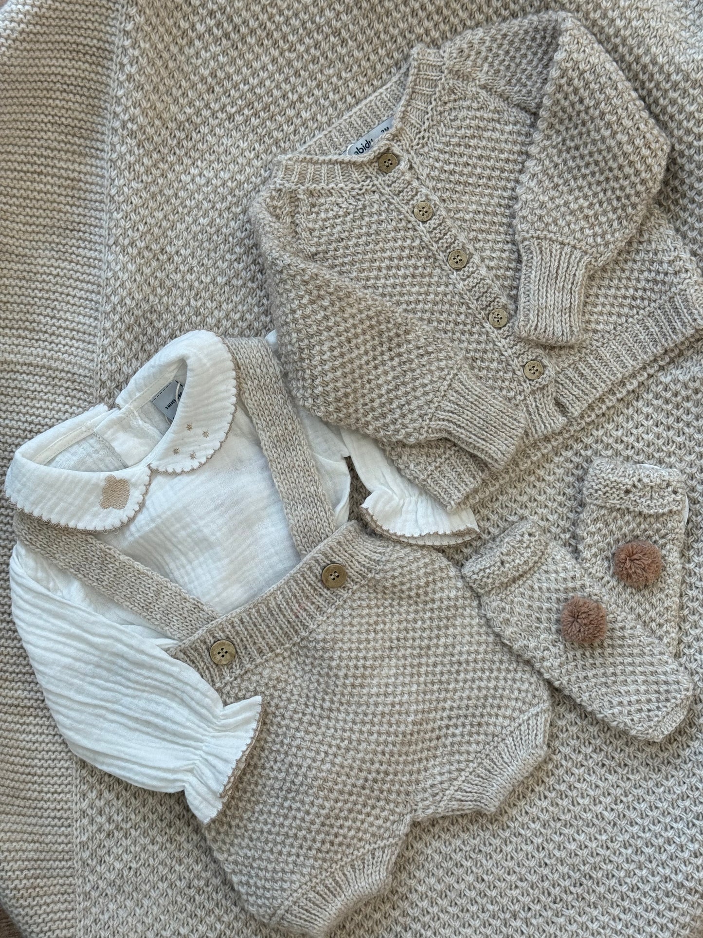 Salopette teddy misto lana