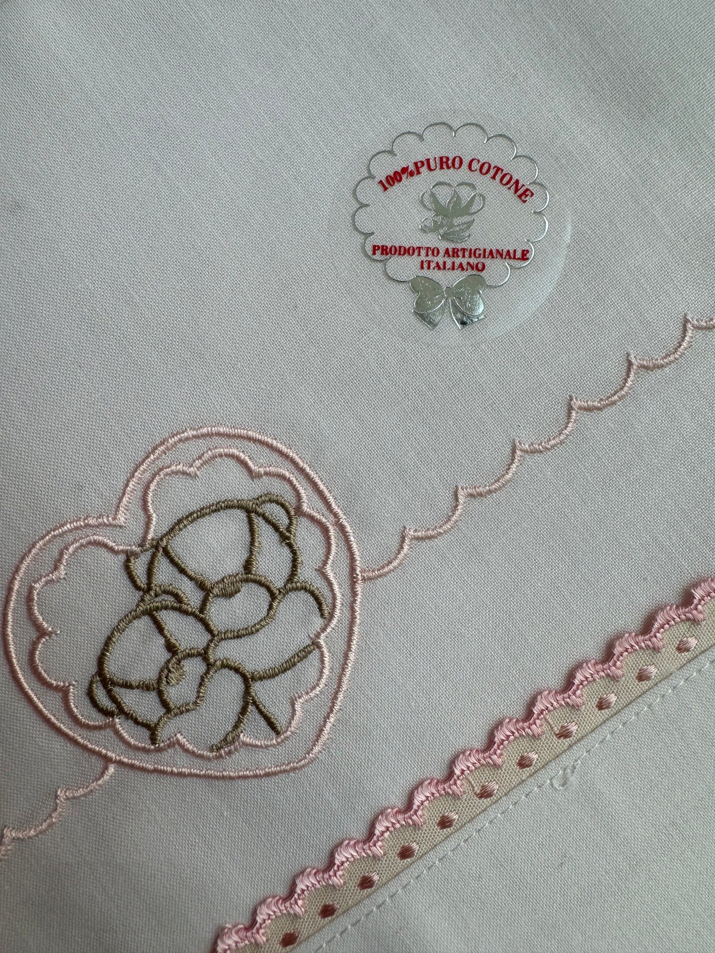 Lenzuola teddy pink