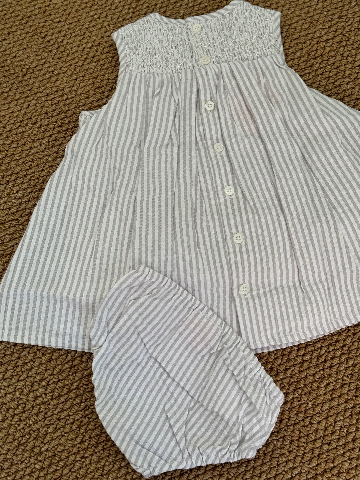 Abito coral punto a smock