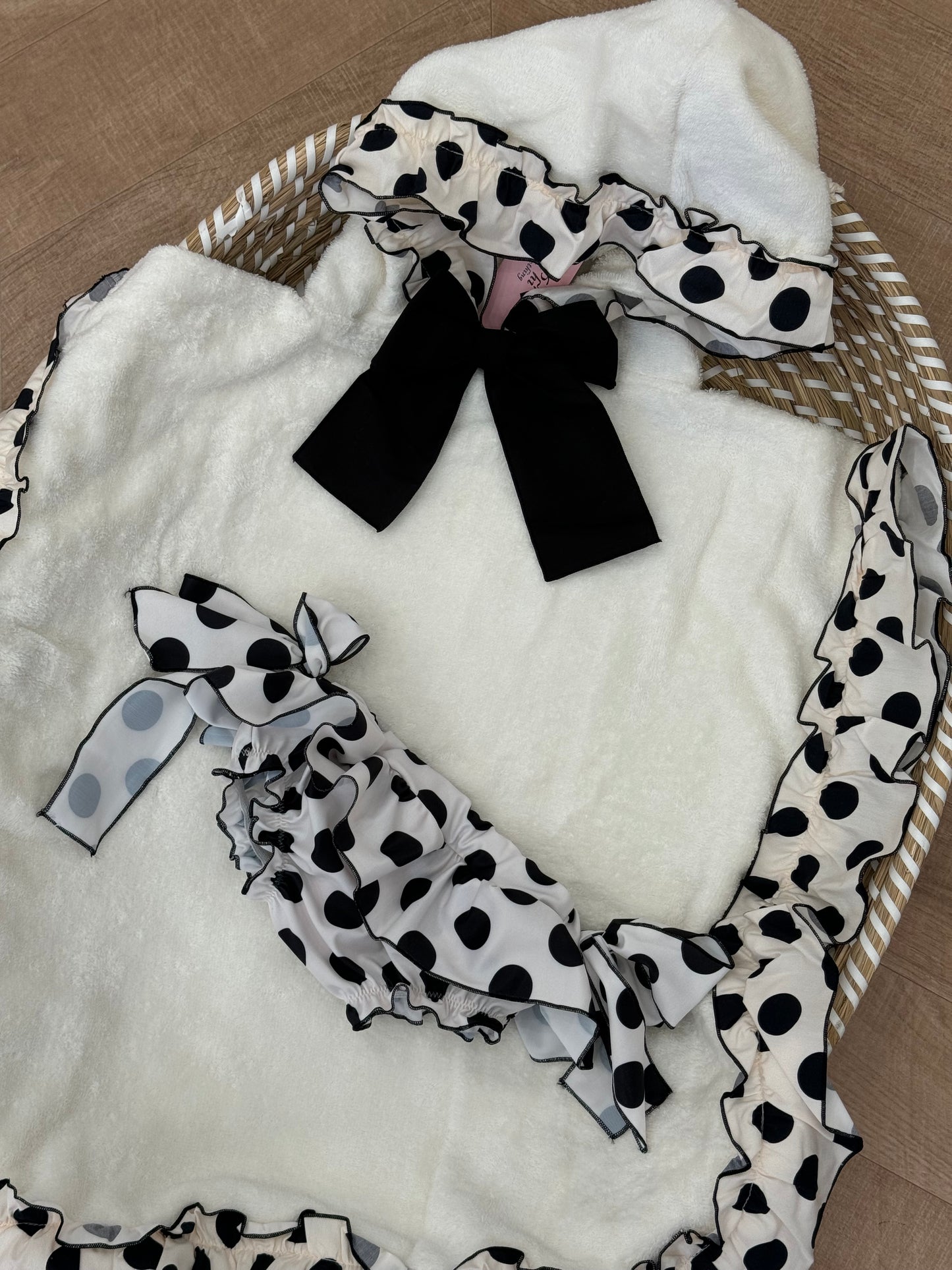 Costume slip pois