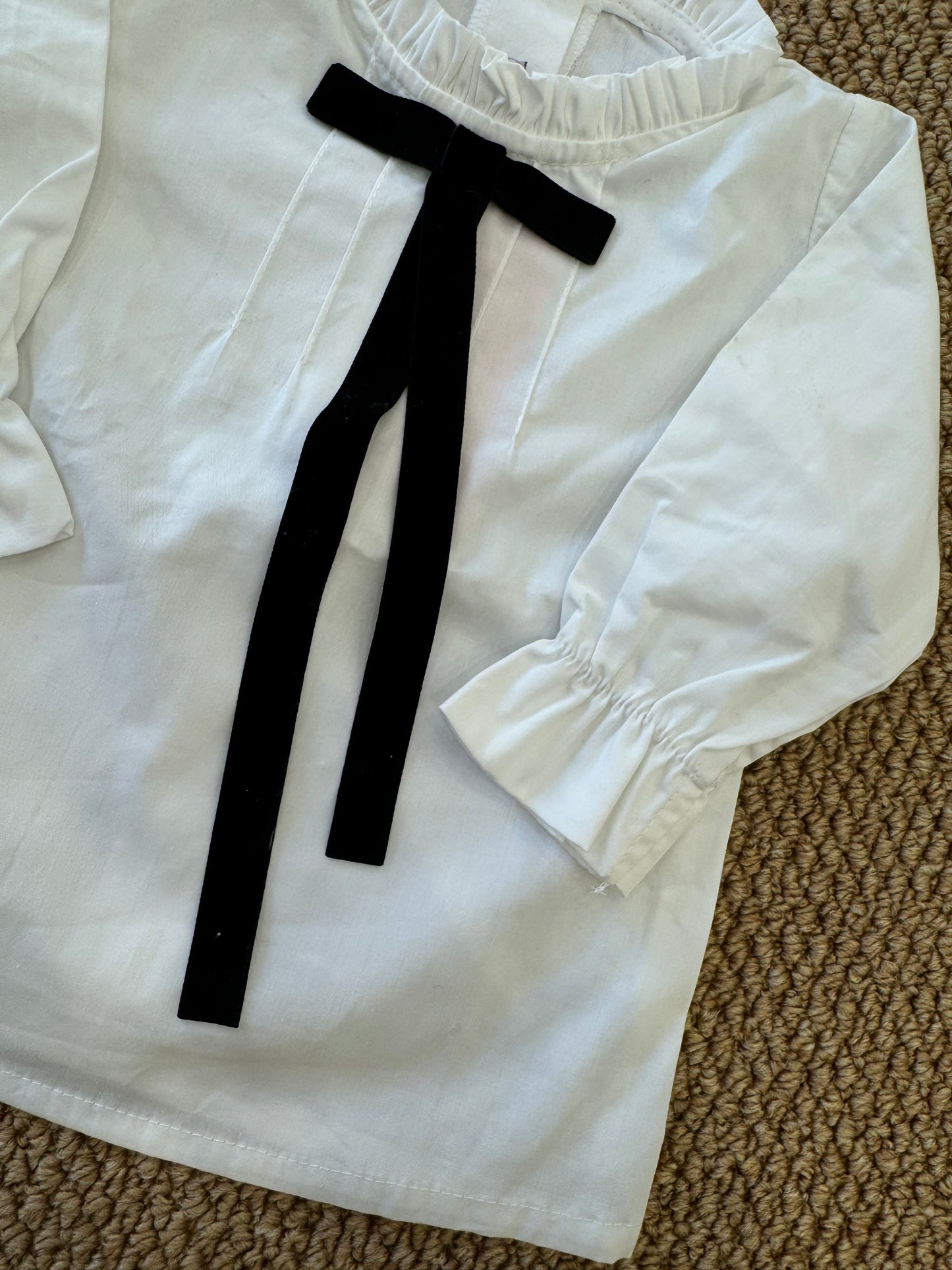 Camicia con fiocco black