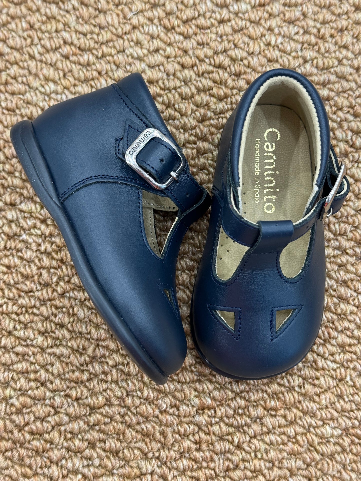 Occhiello Blu In Pelle