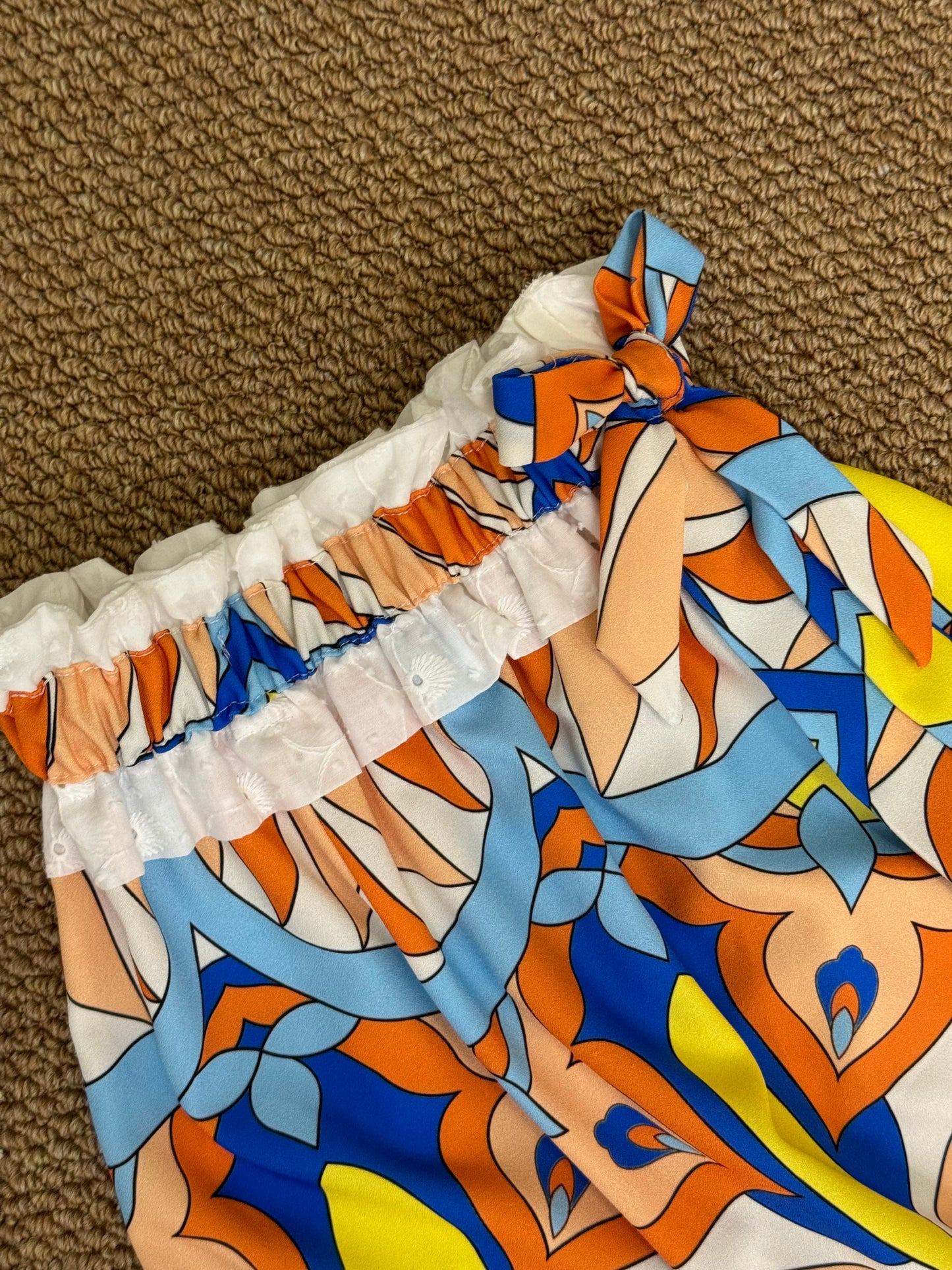 Completo hippy Titty fly pantalone palazzo con top bandana