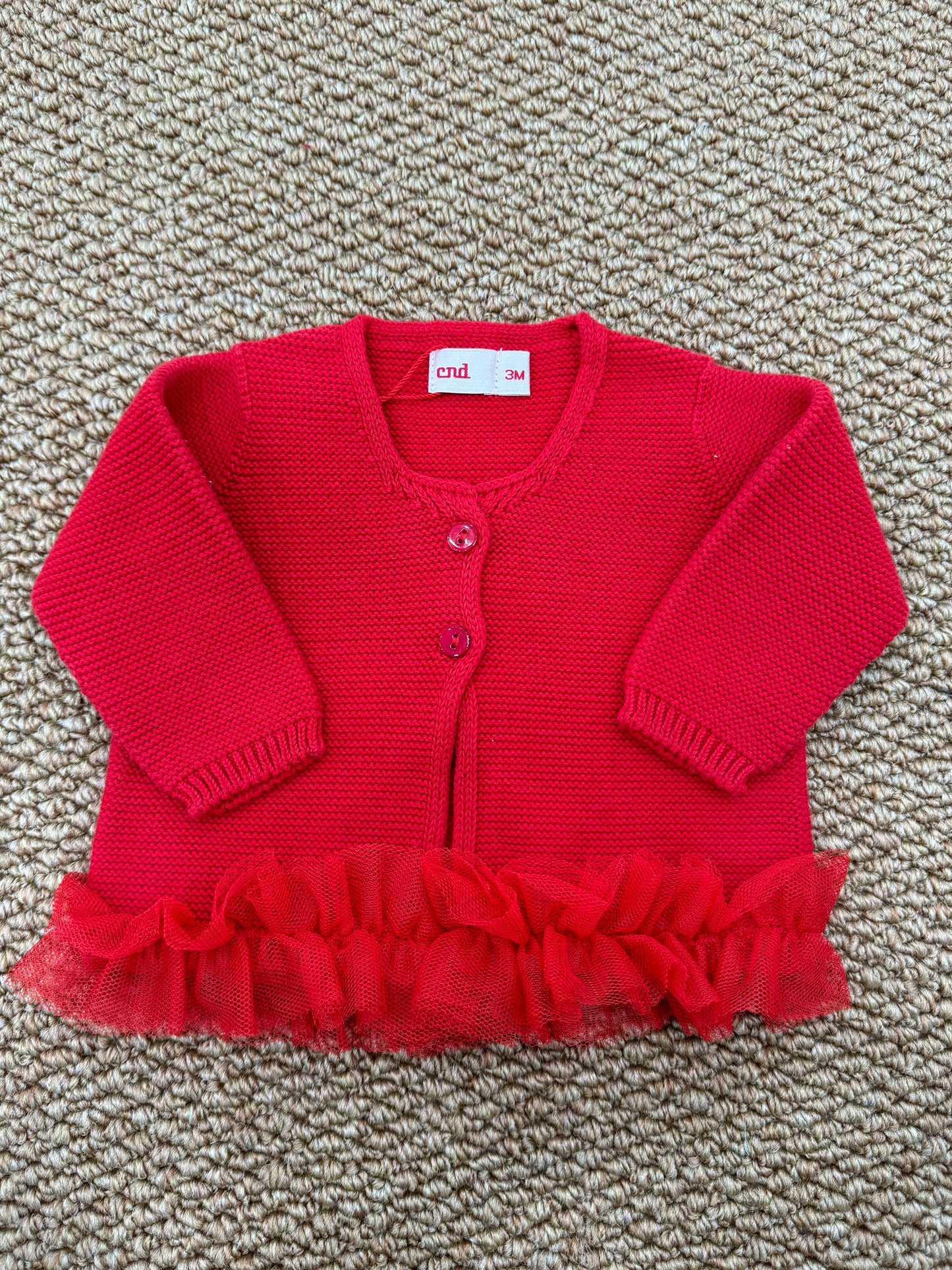Cardigan con tulle condor