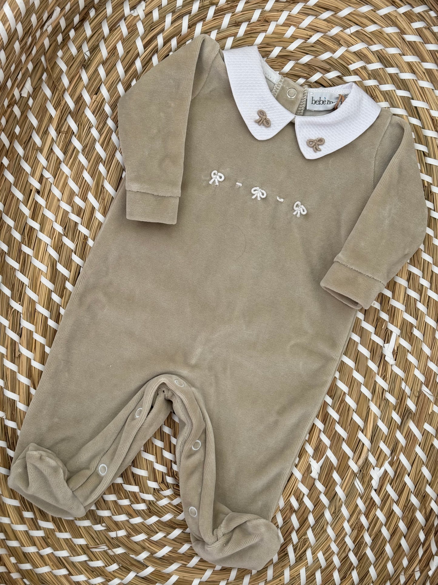 Tutina Tortora/panna neonato/a