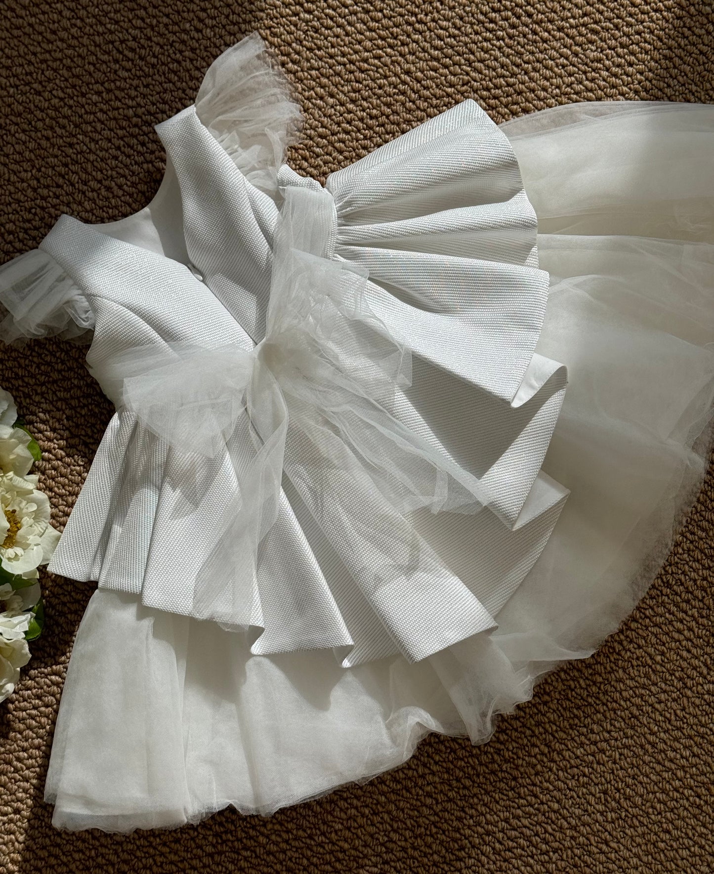 Abito Camilla Con Fascia in Tulle