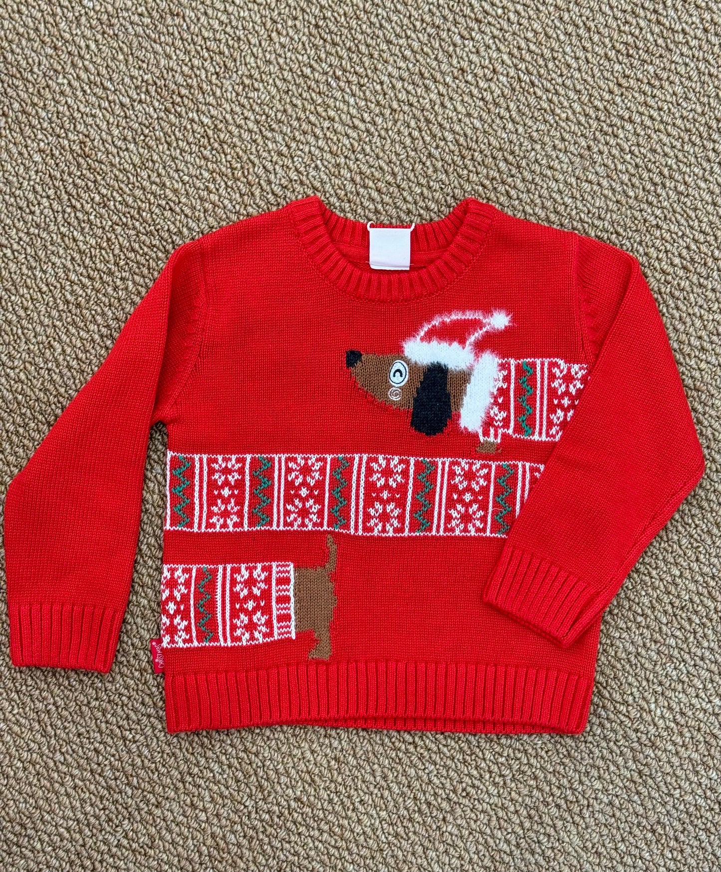 Maglione bassotto christmas