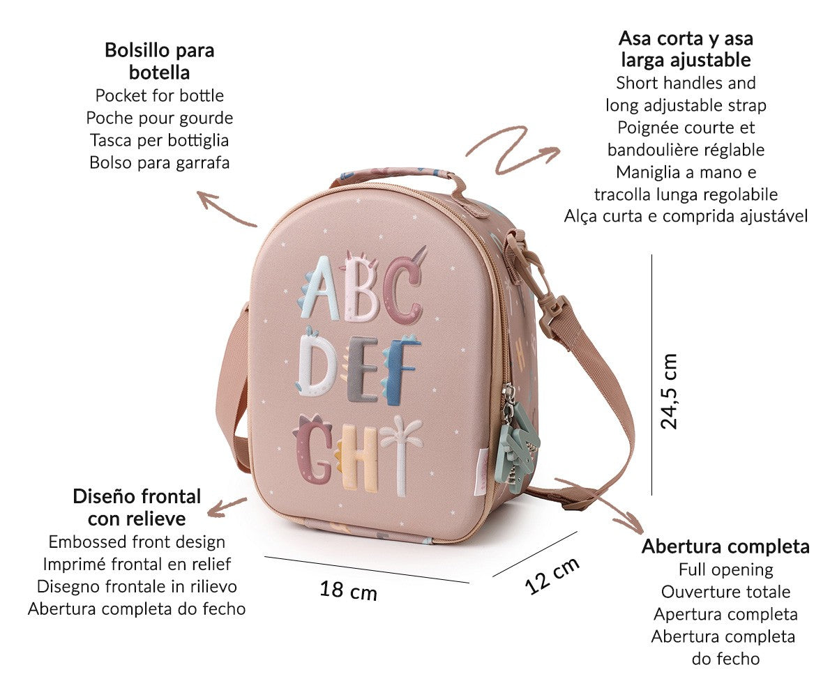 Borsa Termica 3D Tutete Funny Letters