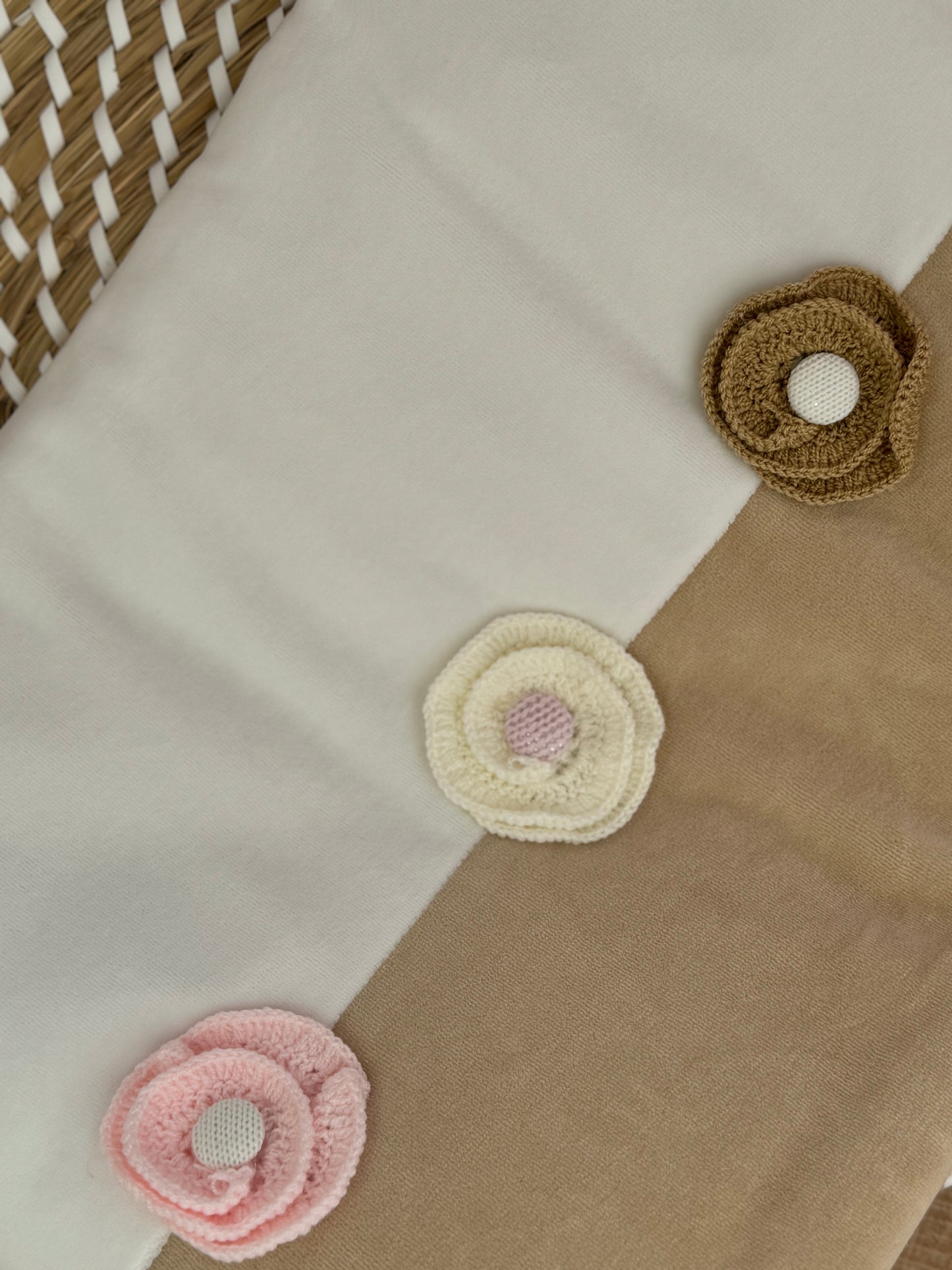 Coperta rose uncinetto