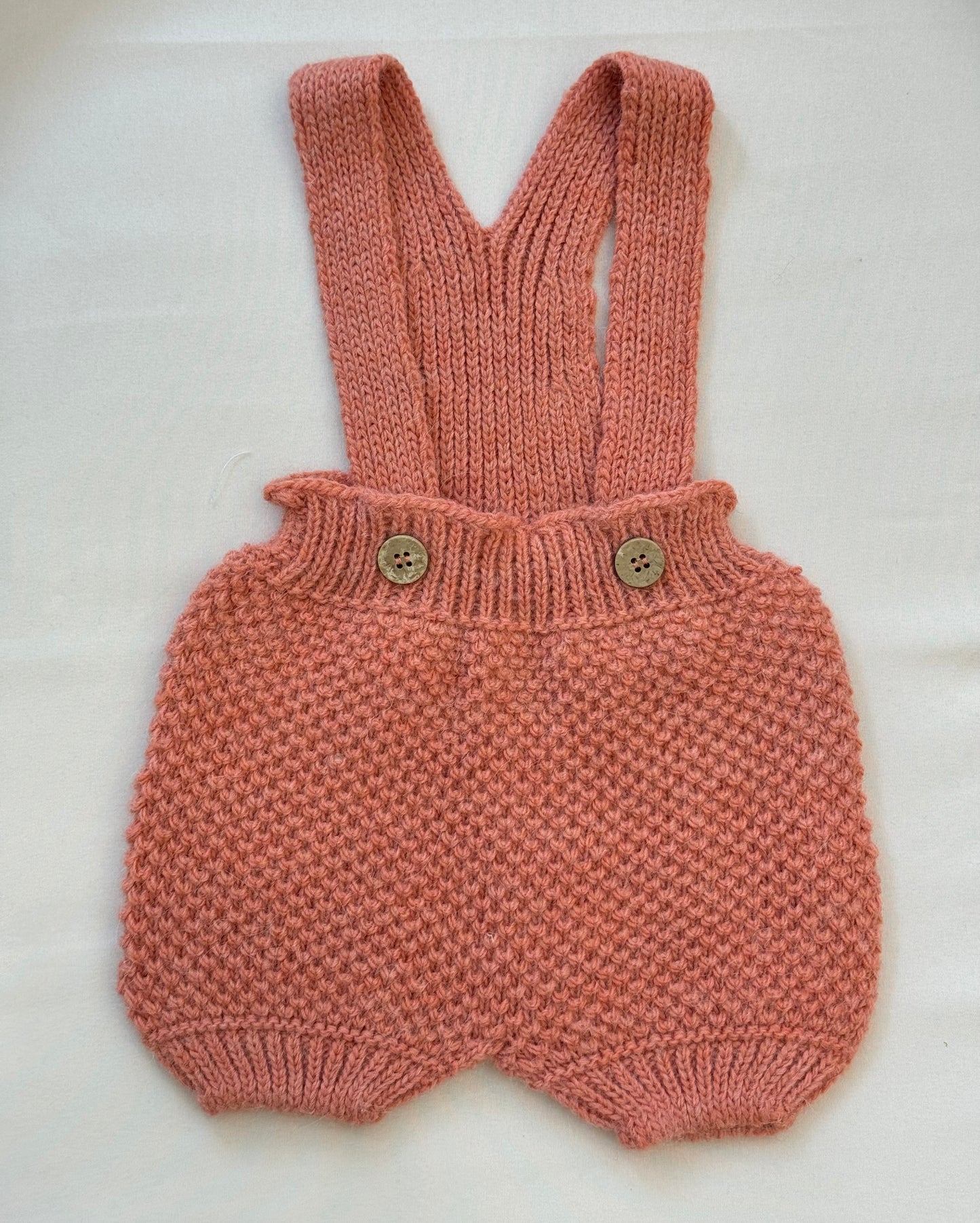 Salopette terracotta misto lana
