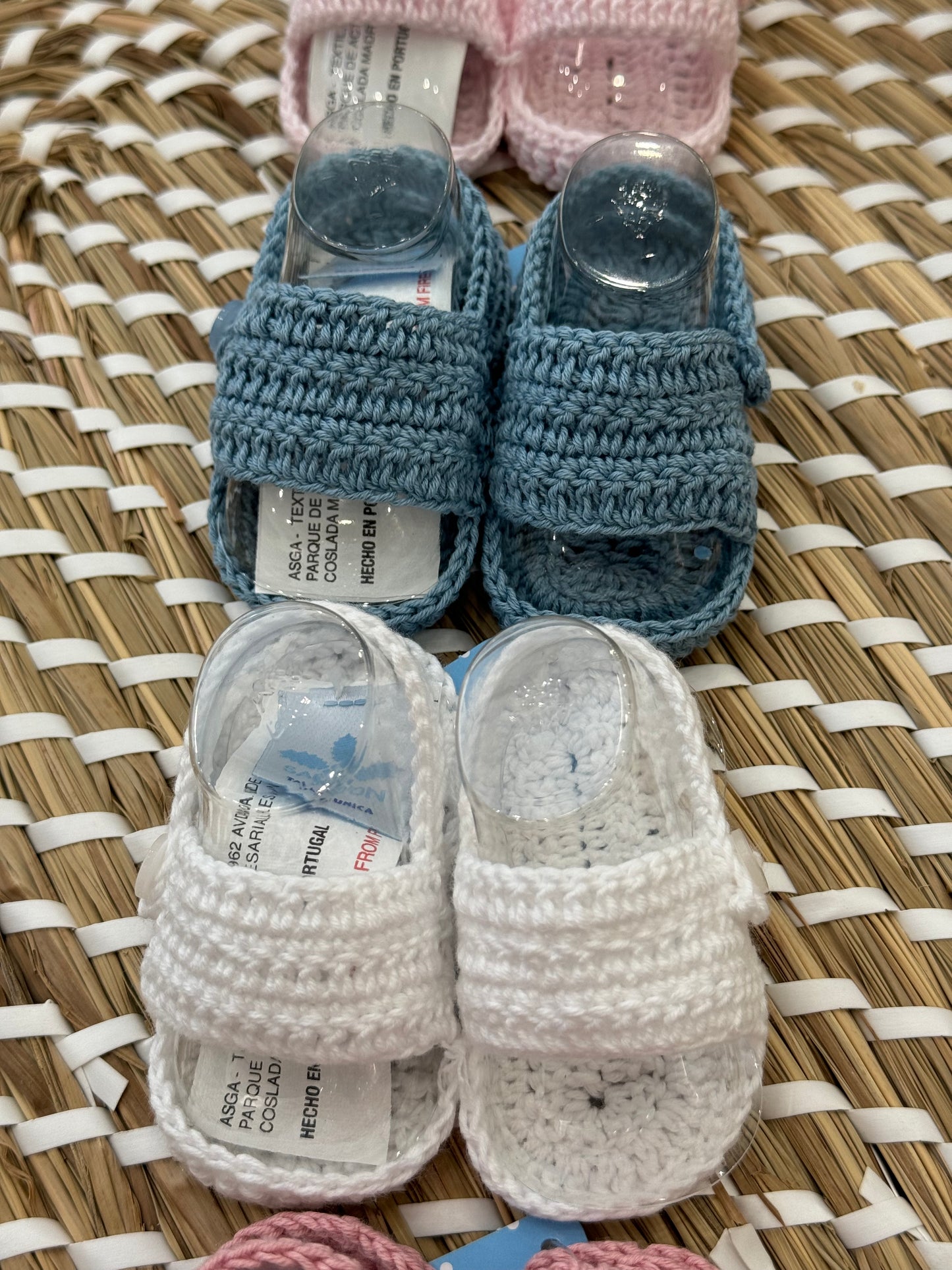Sandaletti fascia crochet