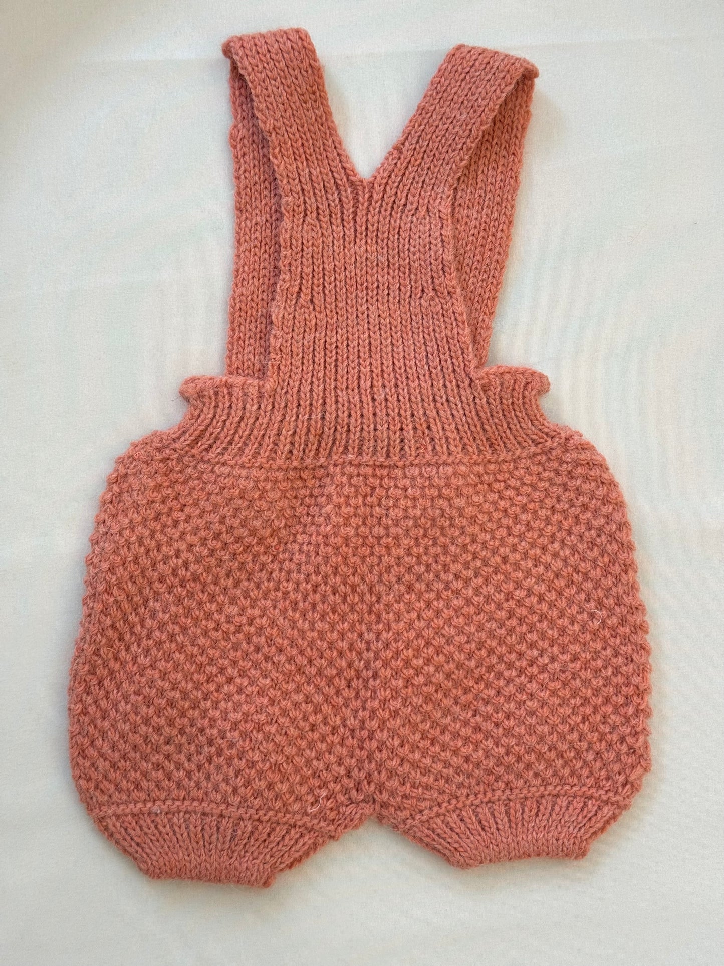 Salopette terracotta misto lana
