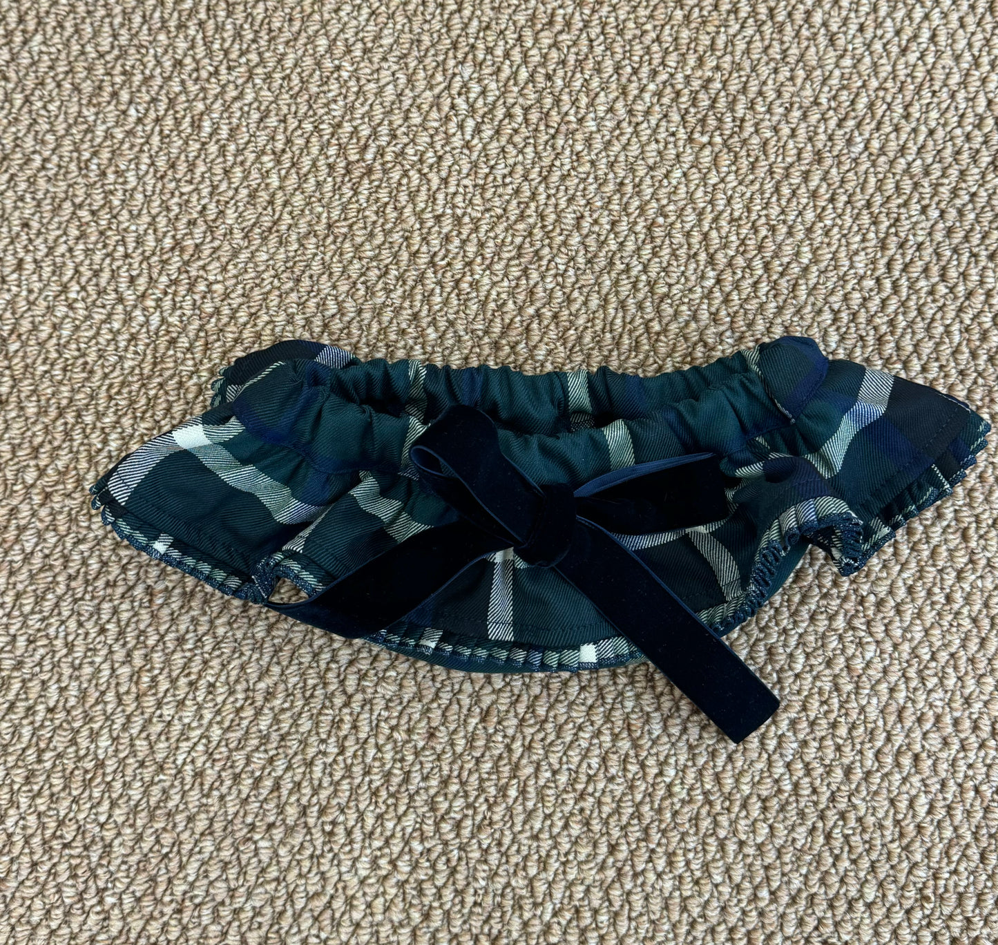 Culottina tartan verde/blu