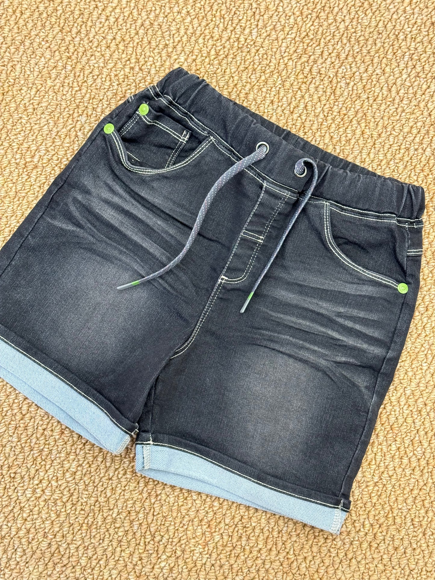 Pantaloncino denim black