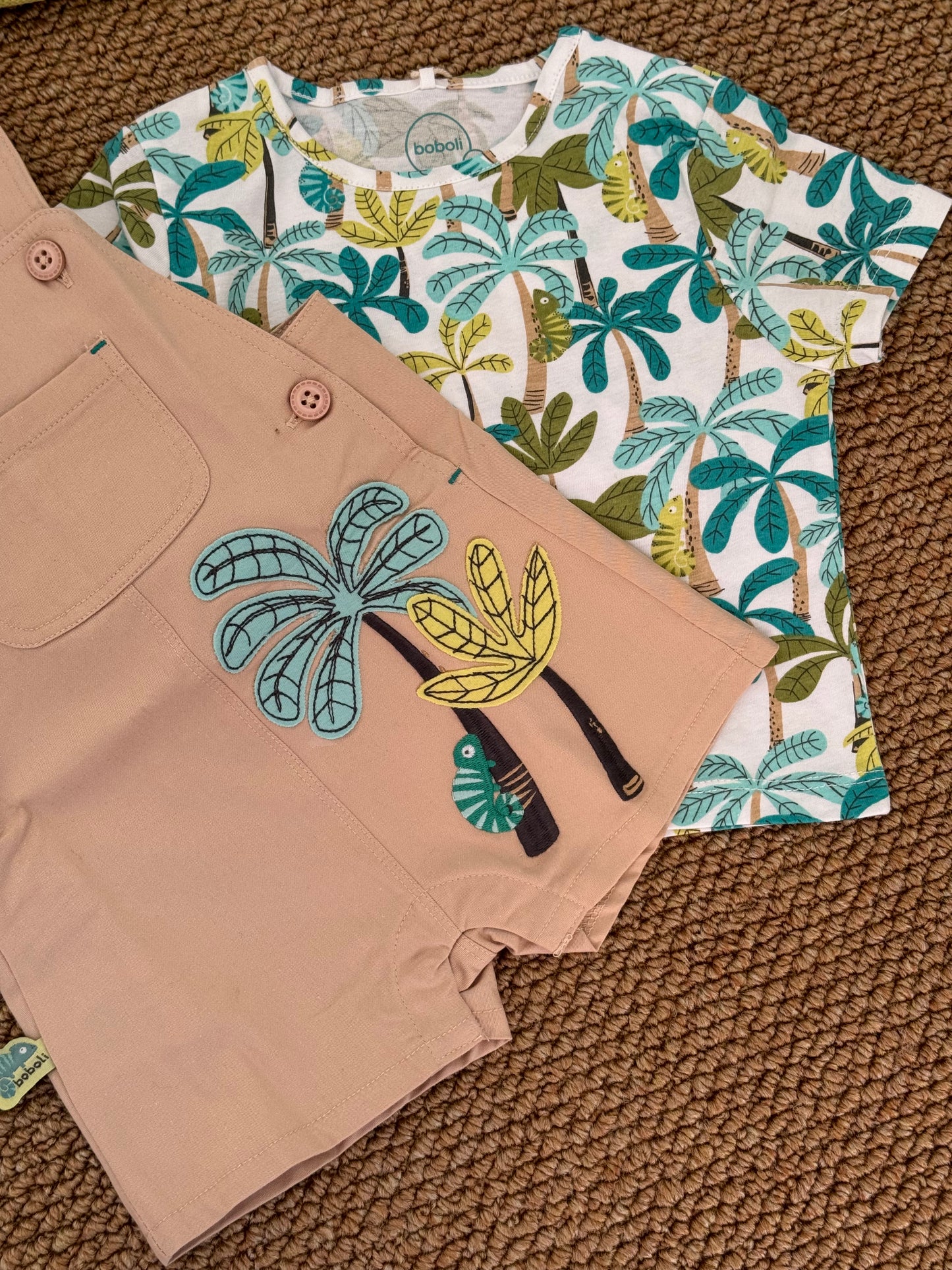 Completo Salopette Con T-Shirt My camy