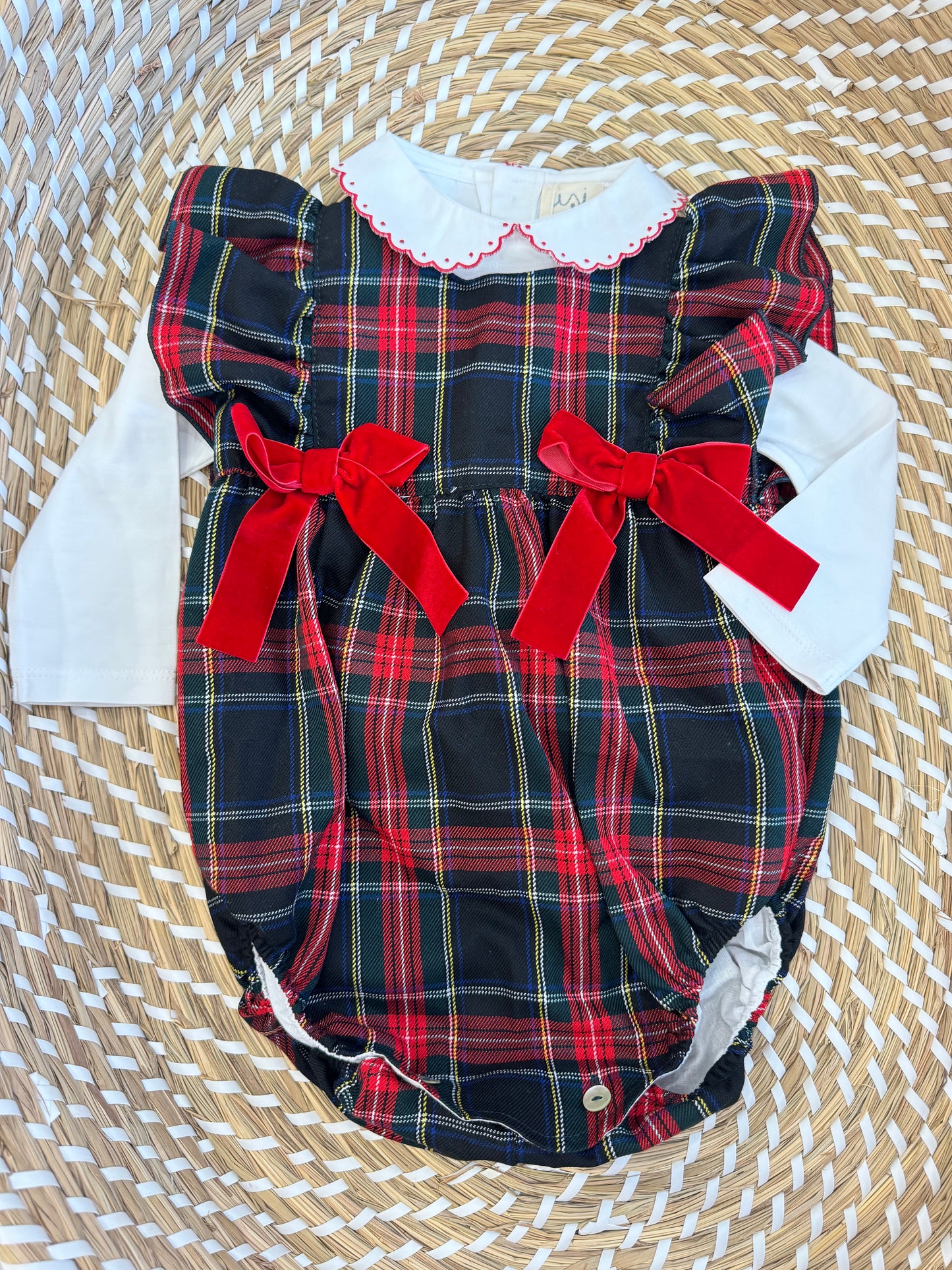 Pagliaccetto girl tartan