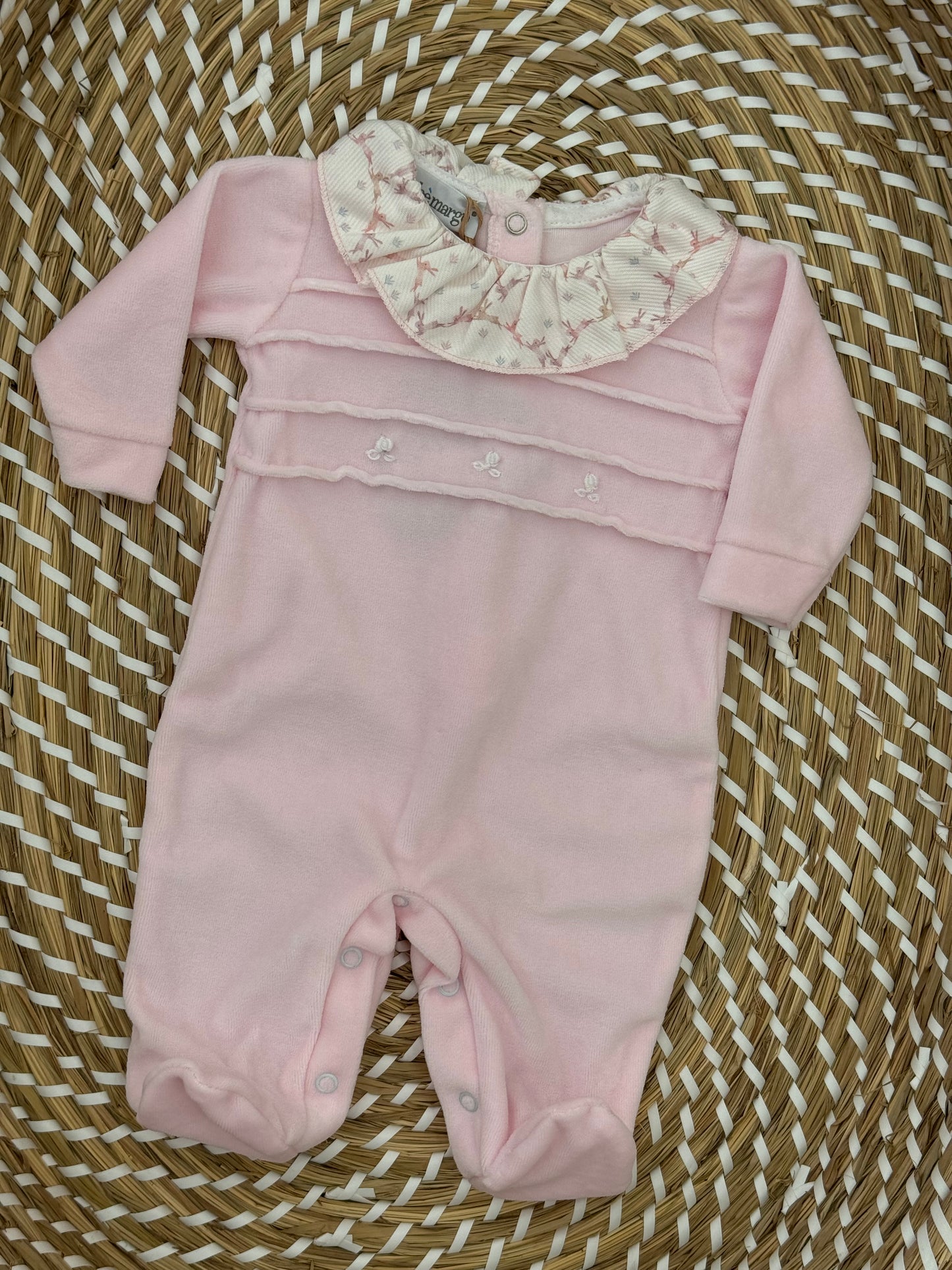 Tutina ricamo rose