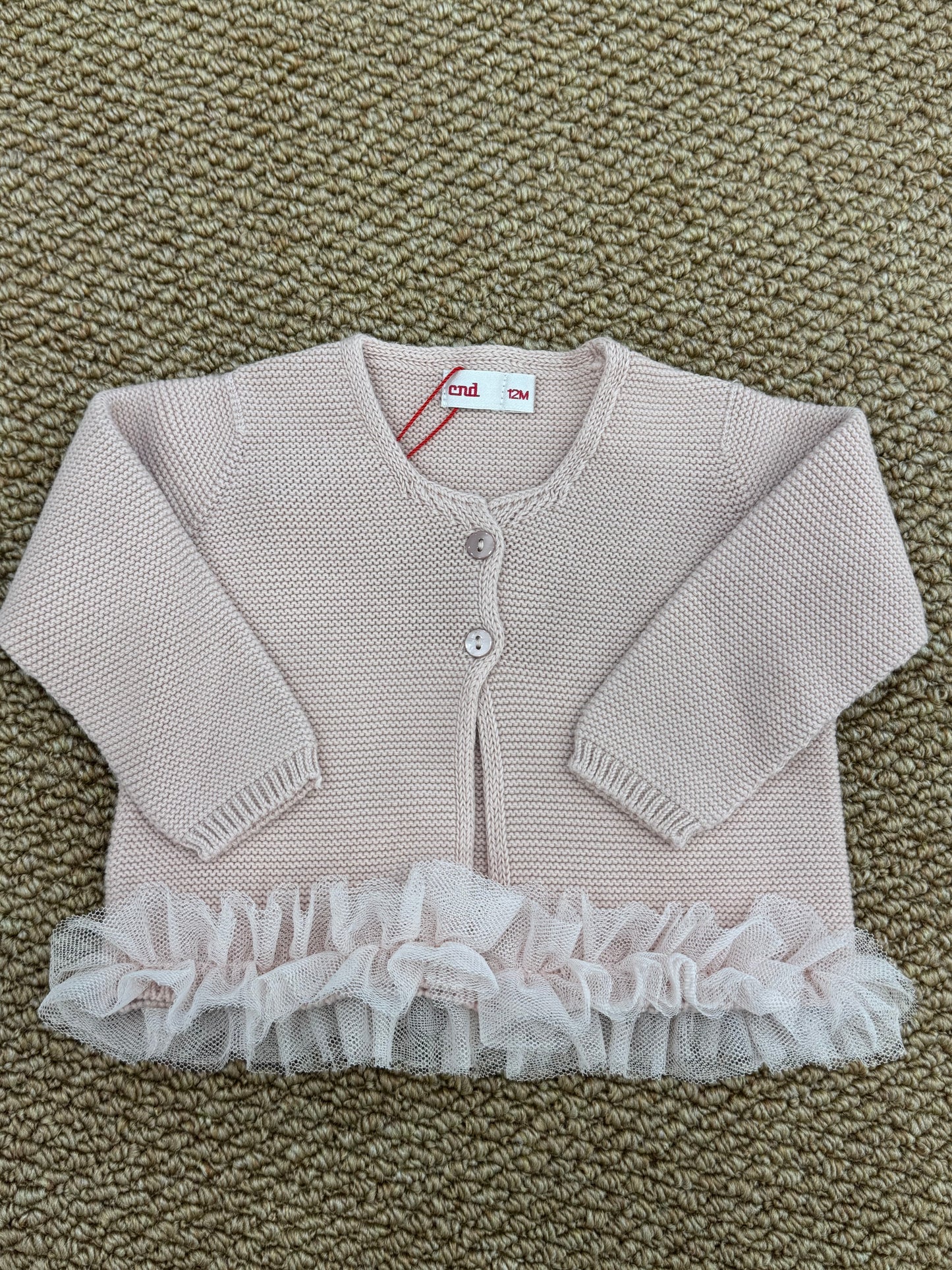 Cardigan con tulle condor