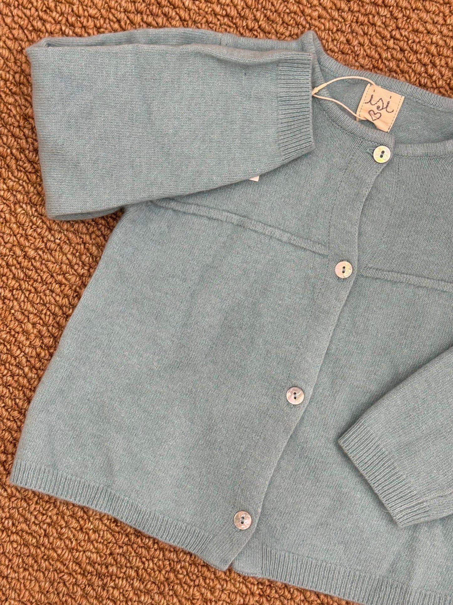 Cardigan in lana tiffany ISY BABY
