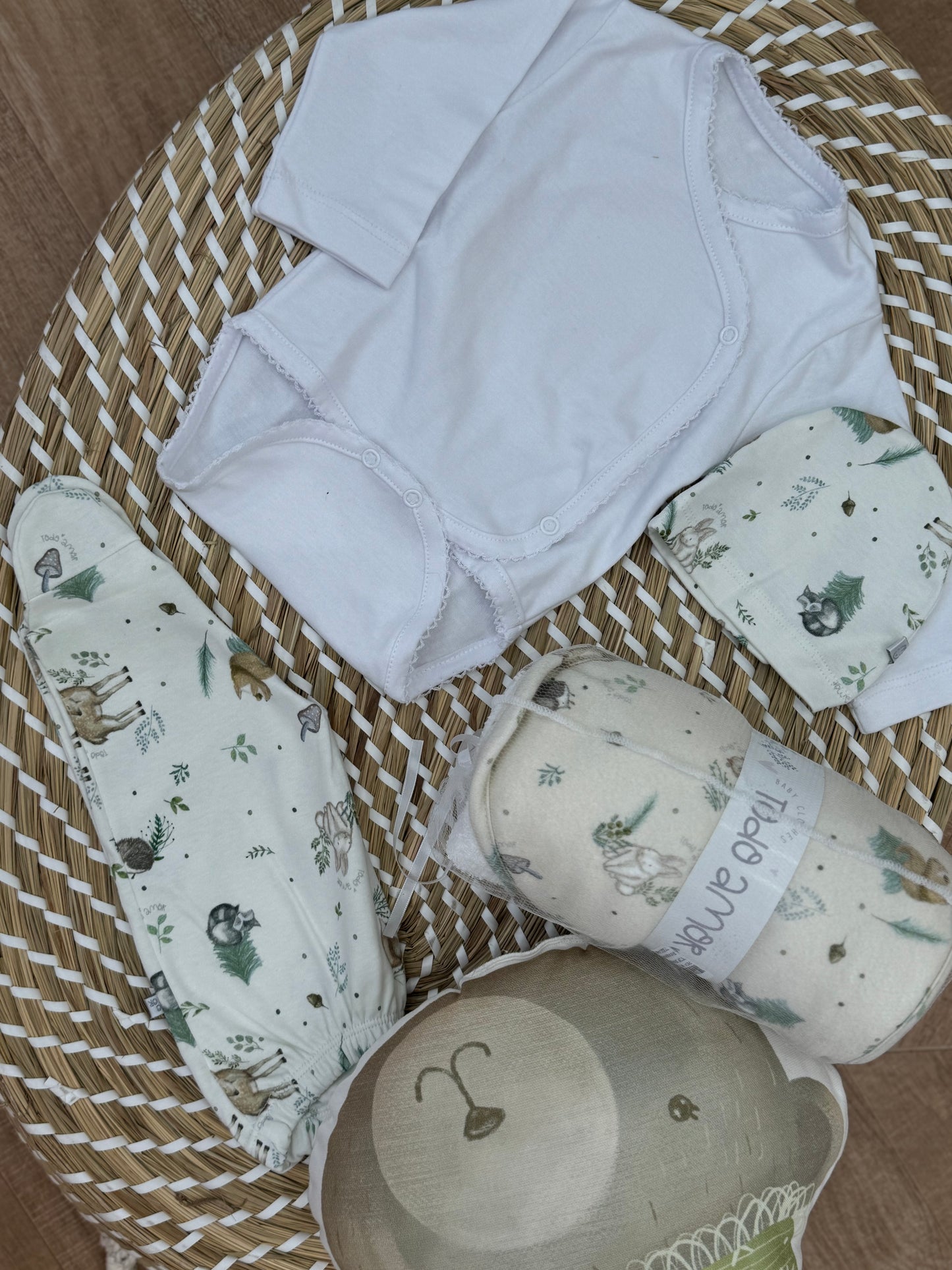 Completo 3 pezzi new Born cotone interlock