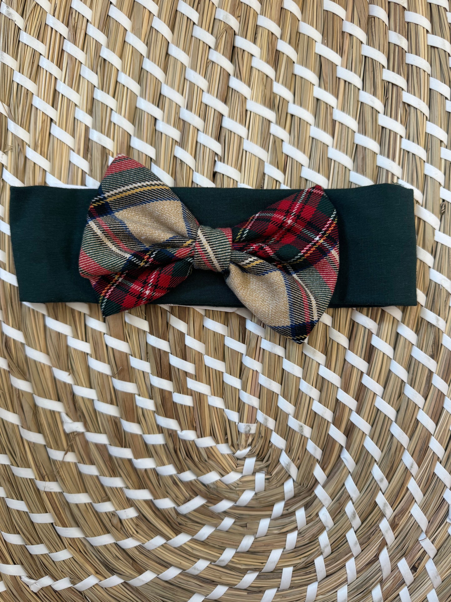 Fascia per capelli tartan