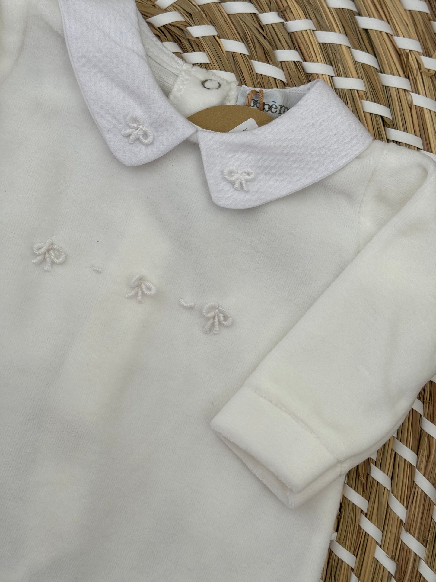 Tutina Tortora/panna neonato/a