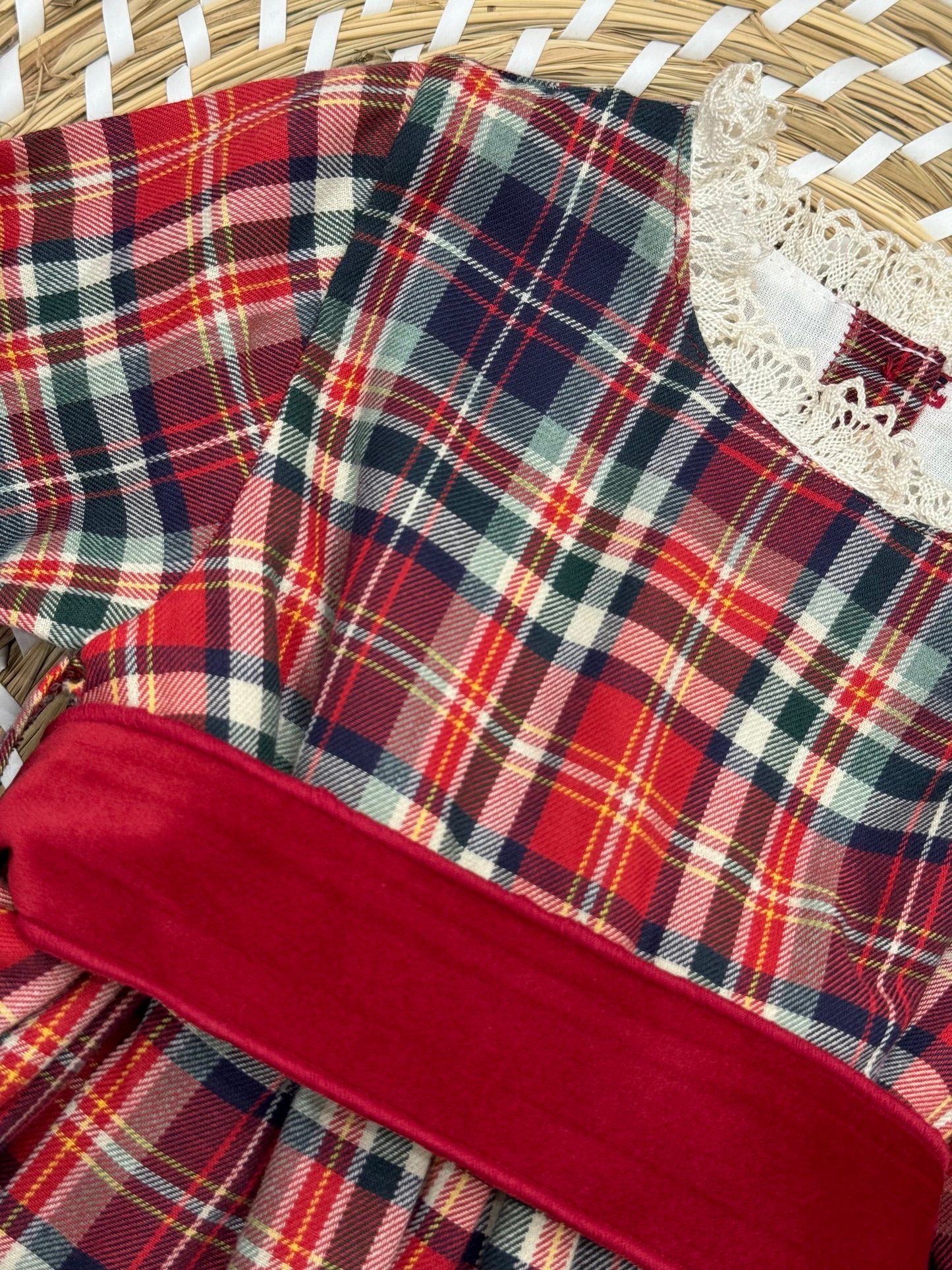 Abito chic tartan