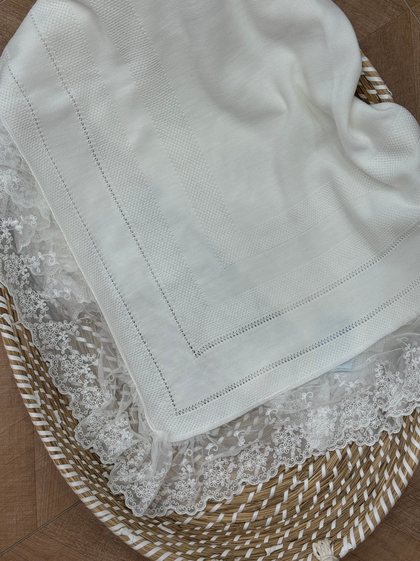 Coperta filo in pizzo
