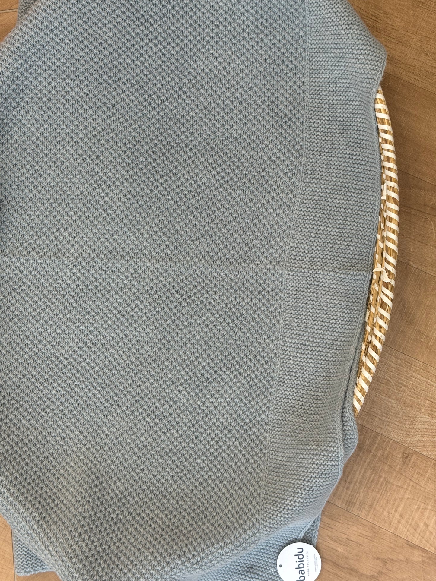 Scialle/coperta in misto lana