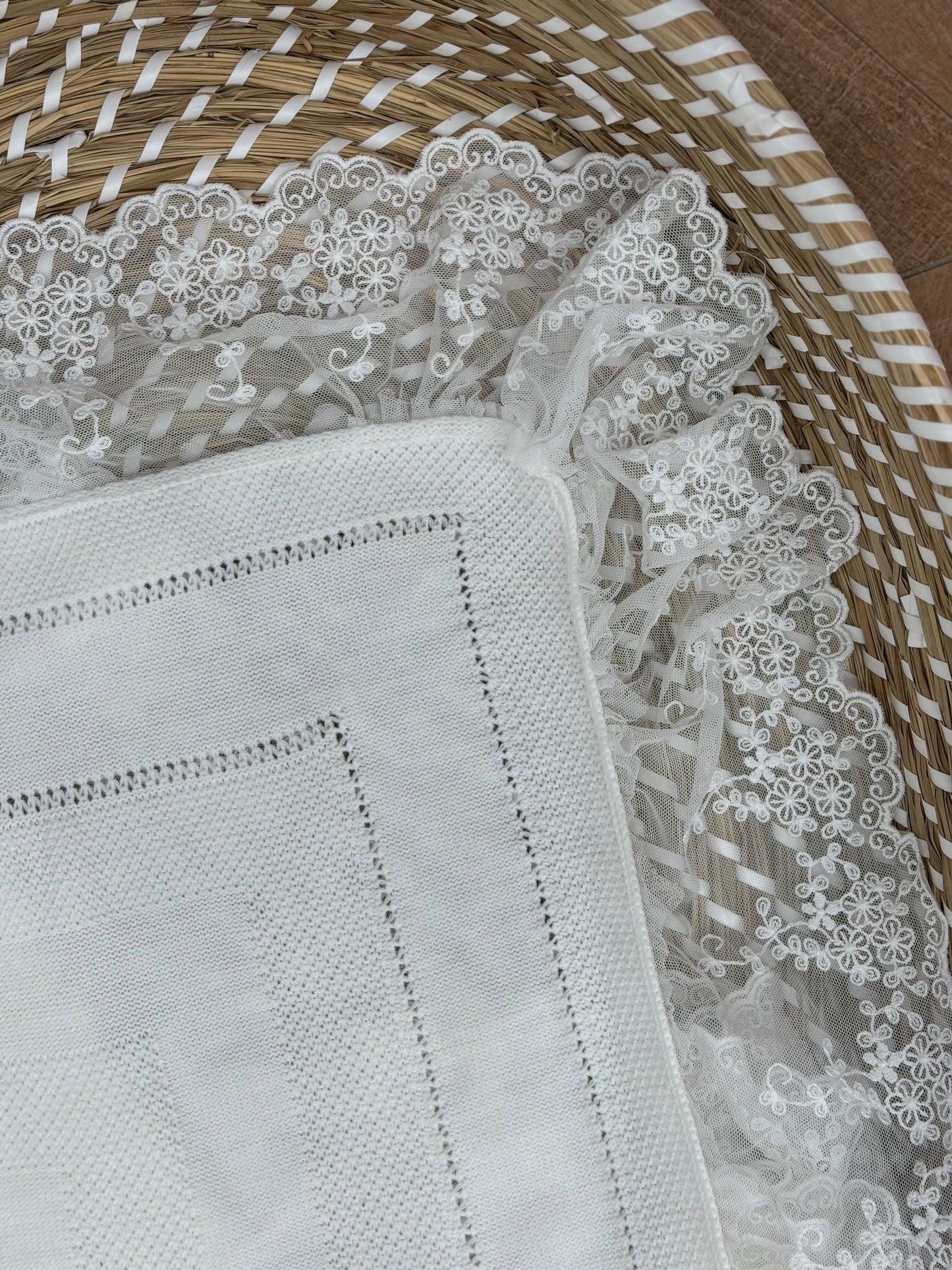 Coperta filo in pizzo