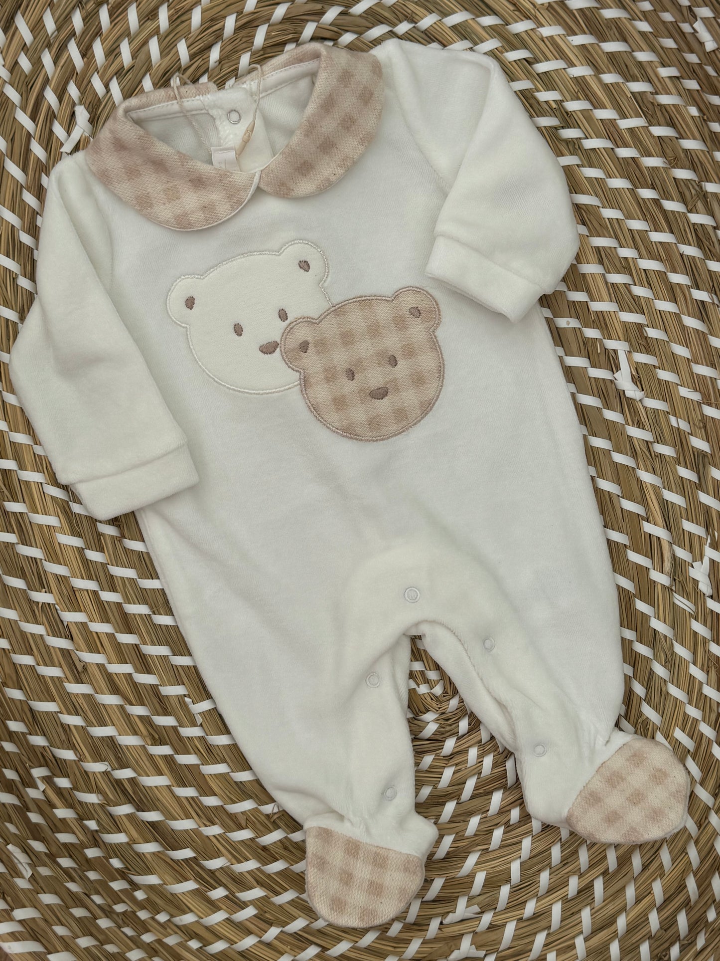 Tutina teddy neonato/a