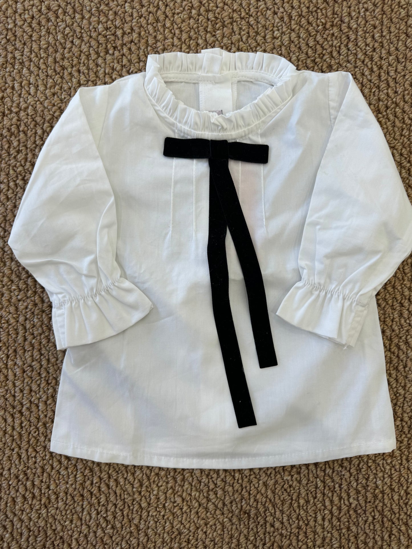 Camicia con fiocco black