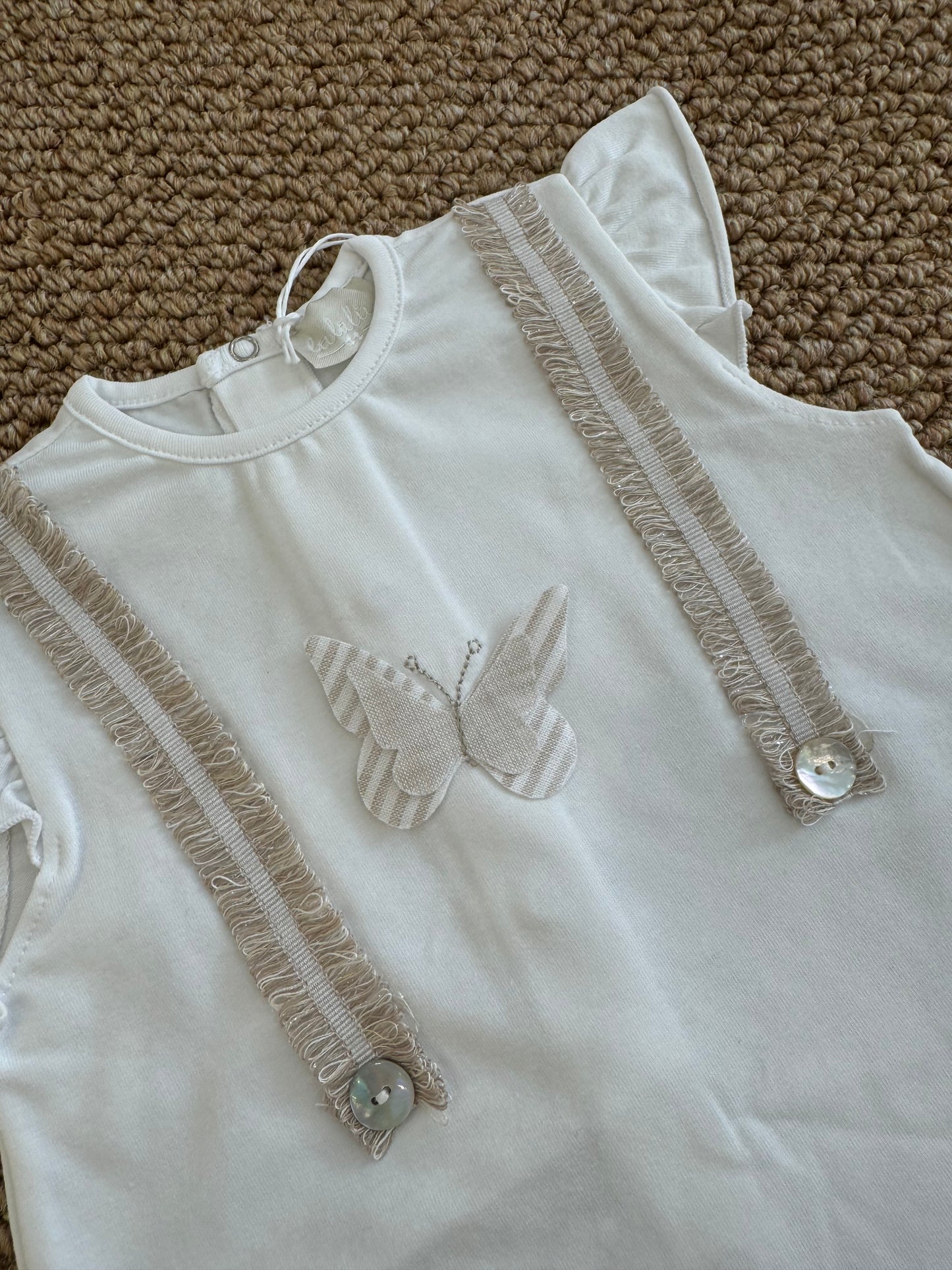 Pagliaccetto butterfly cotton