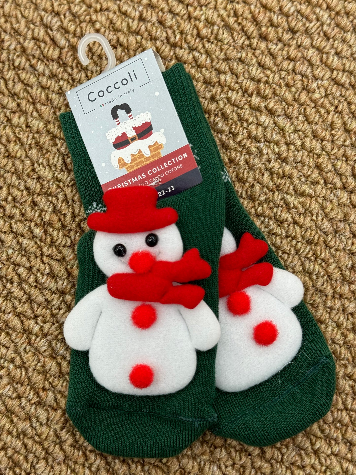 Calzini antiscivolo pupazzo di neve