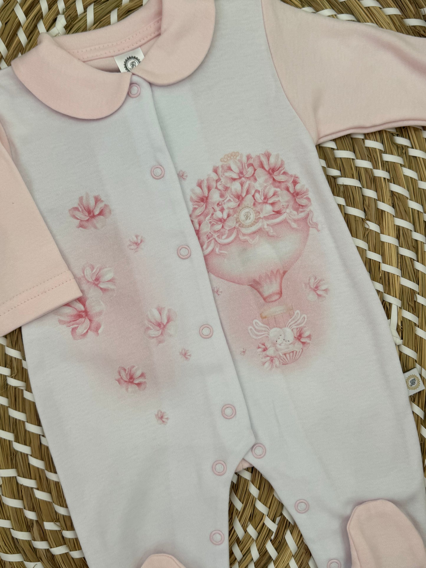 Tutina mongolfiera pink