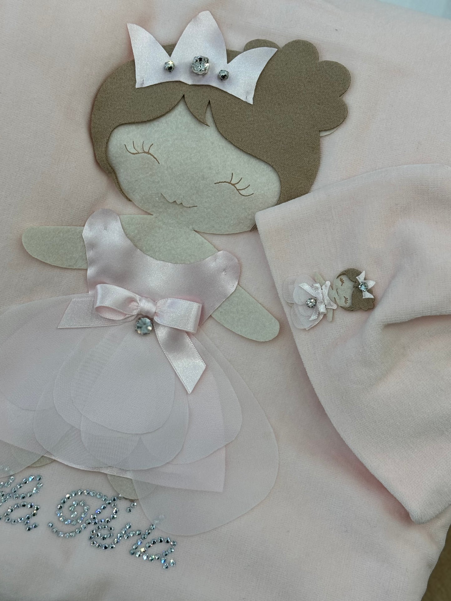 Coperta ballet ciniglia più cappello