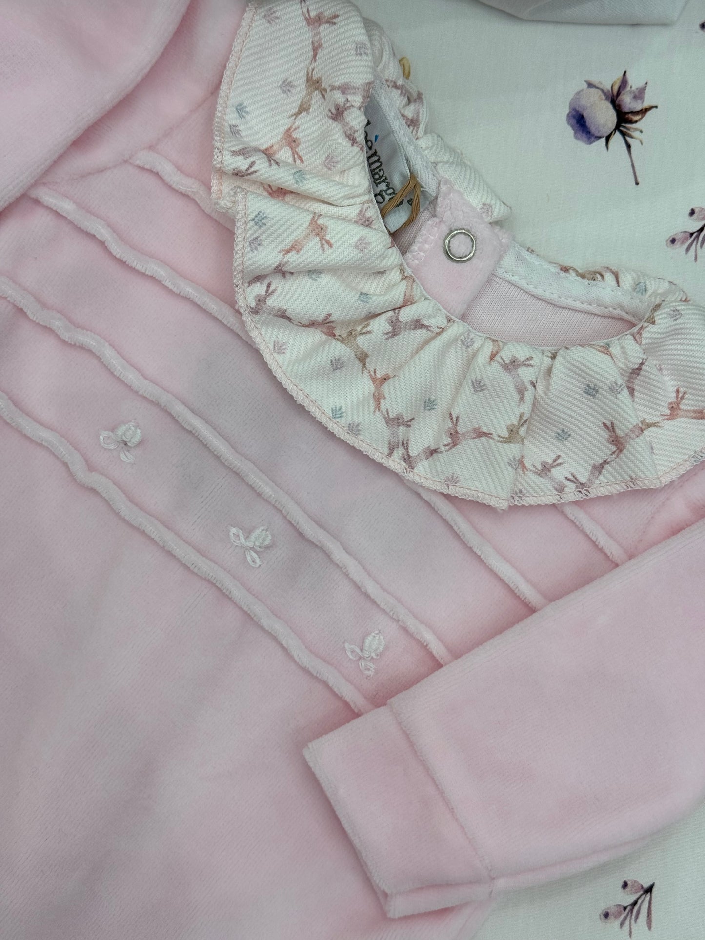 Tutina ricamo rose