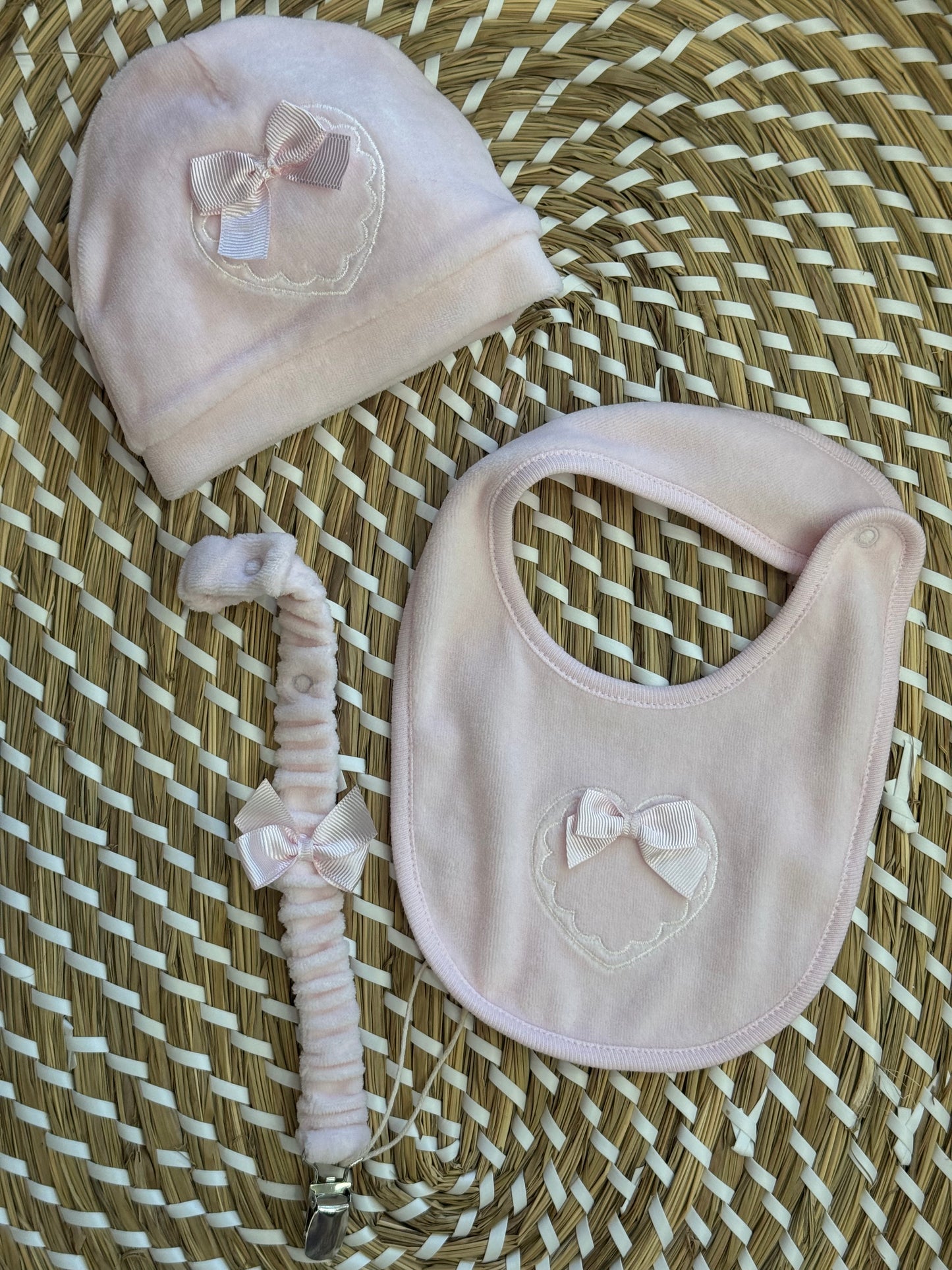 Uscita clinica pink teddy con tutina
