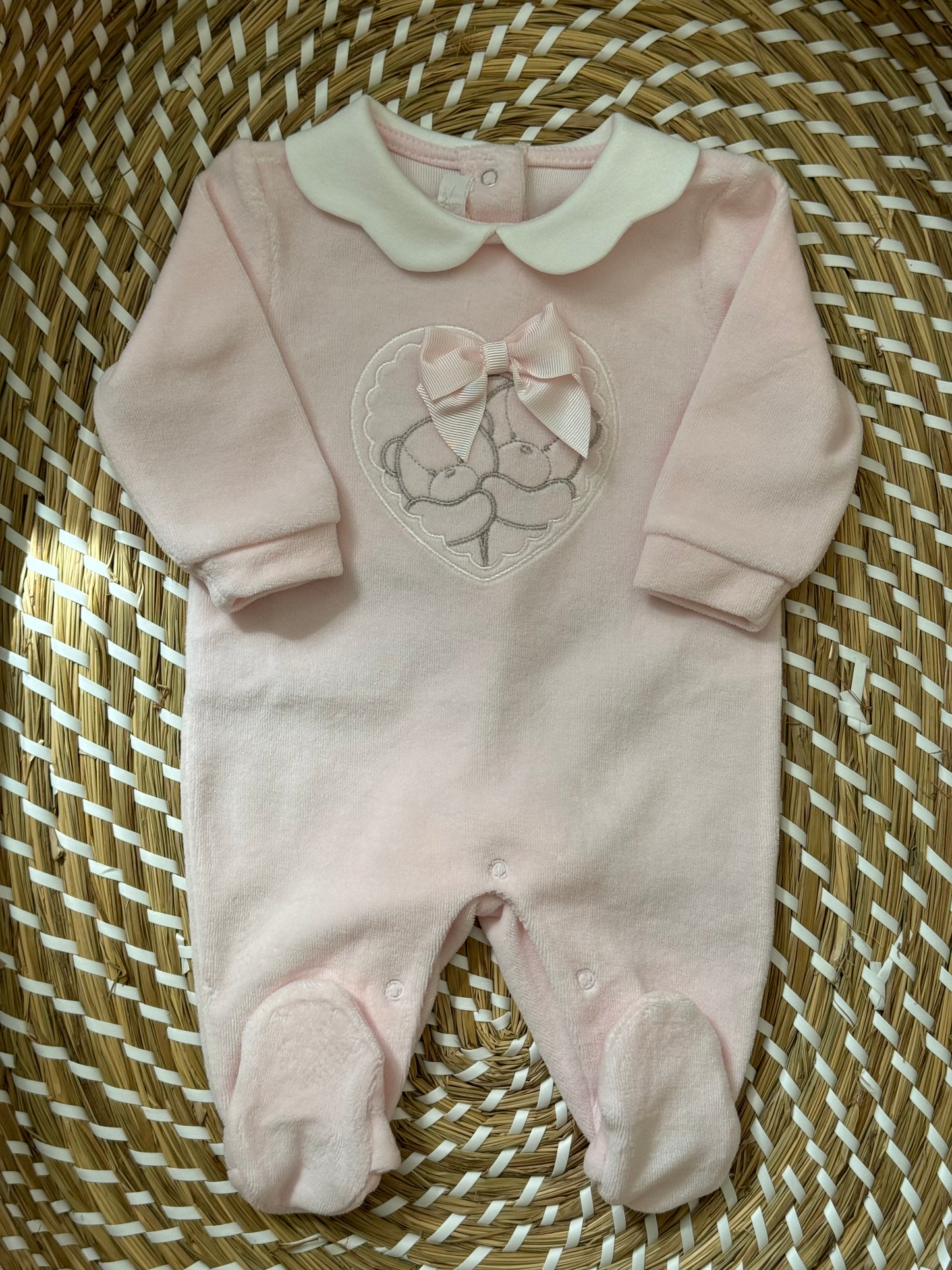 Tutina pink teddy