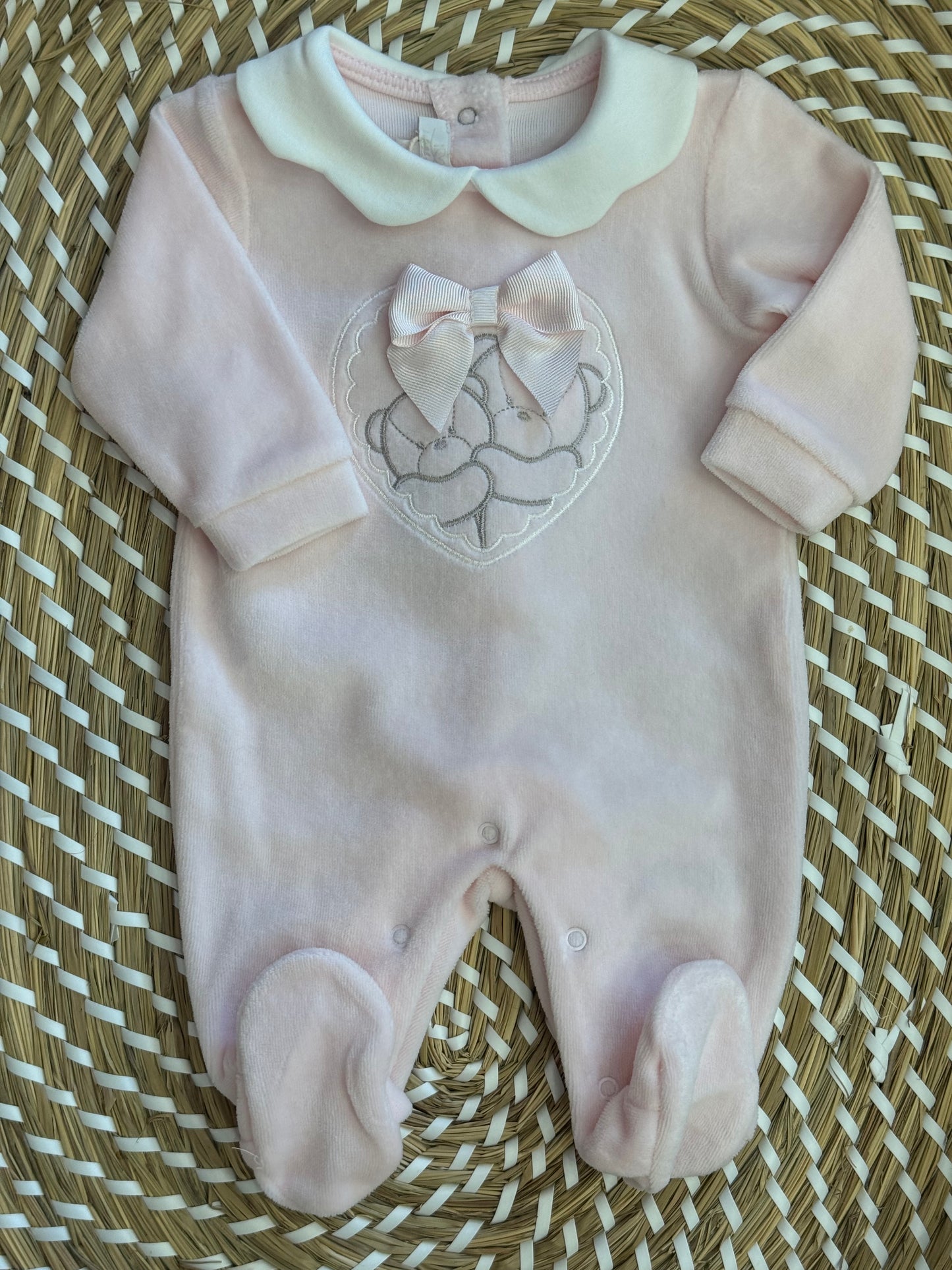 Uscita clinica pink teddy con tutina